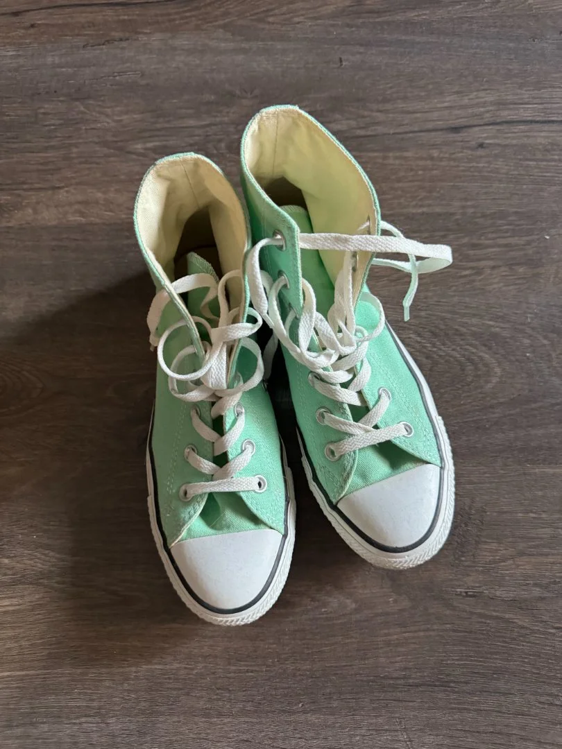 Кеды converse all stars мятные. Оригинал, прекрасное состояние - миниатюра 2