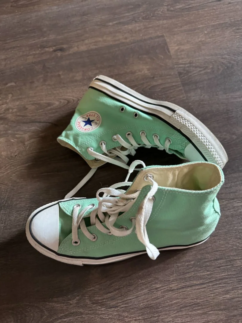 Кеды converse all stars мятные. Оригинал, прекрасное состояние - миниатюра 3