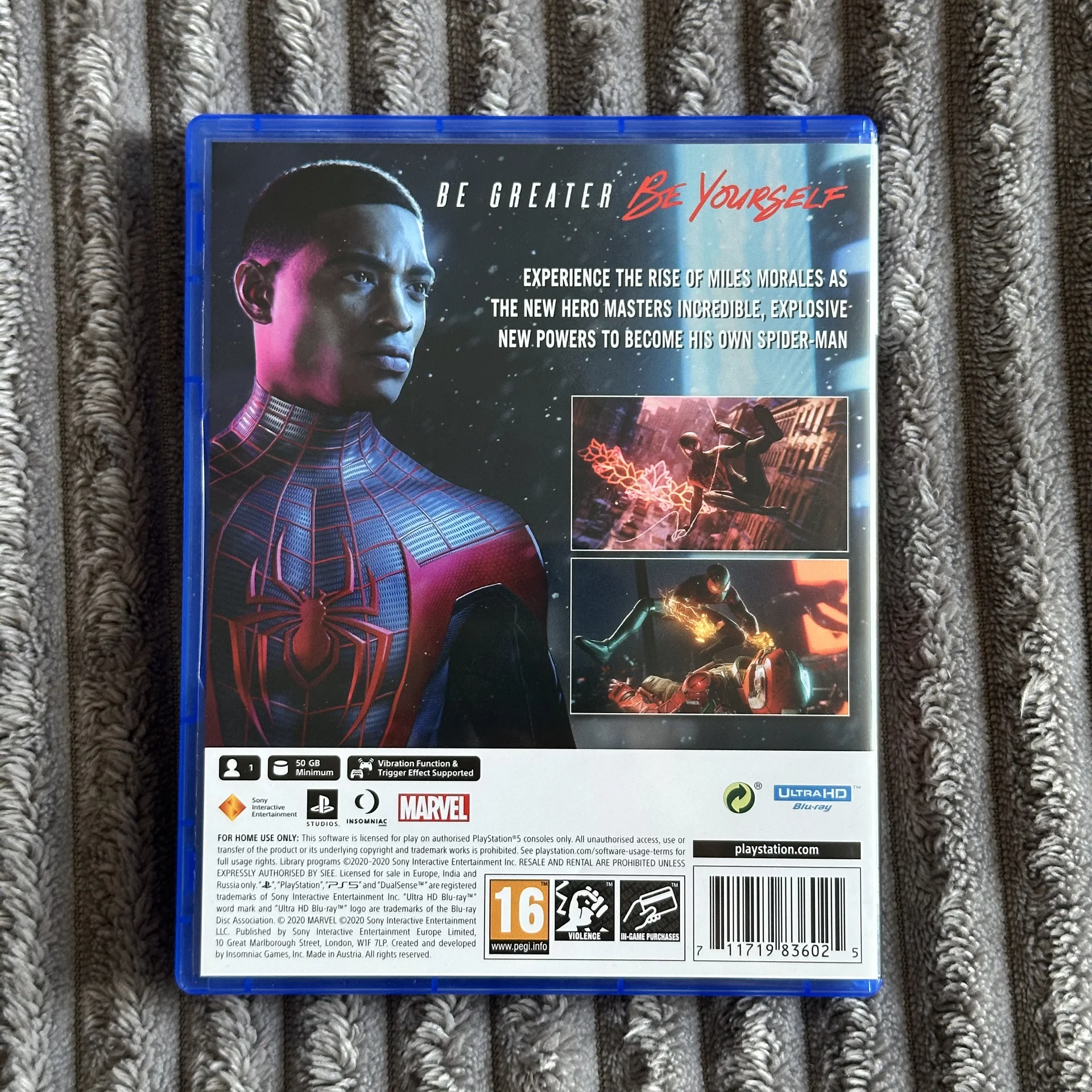 Игра Человек Паук PS5 диск - миниатюра 2