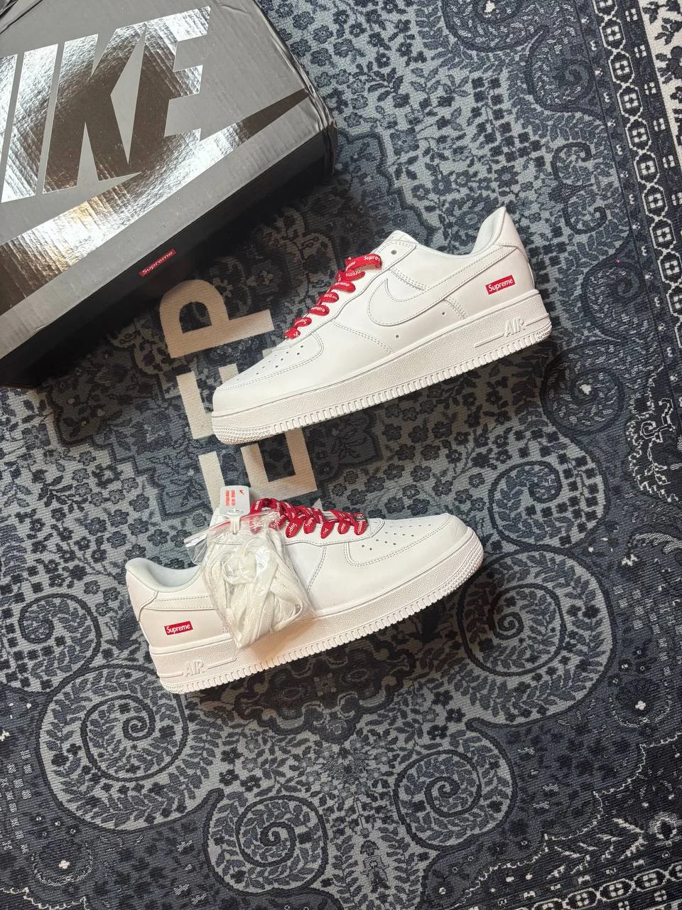 Nike air force 1 supreme white - изображение 1