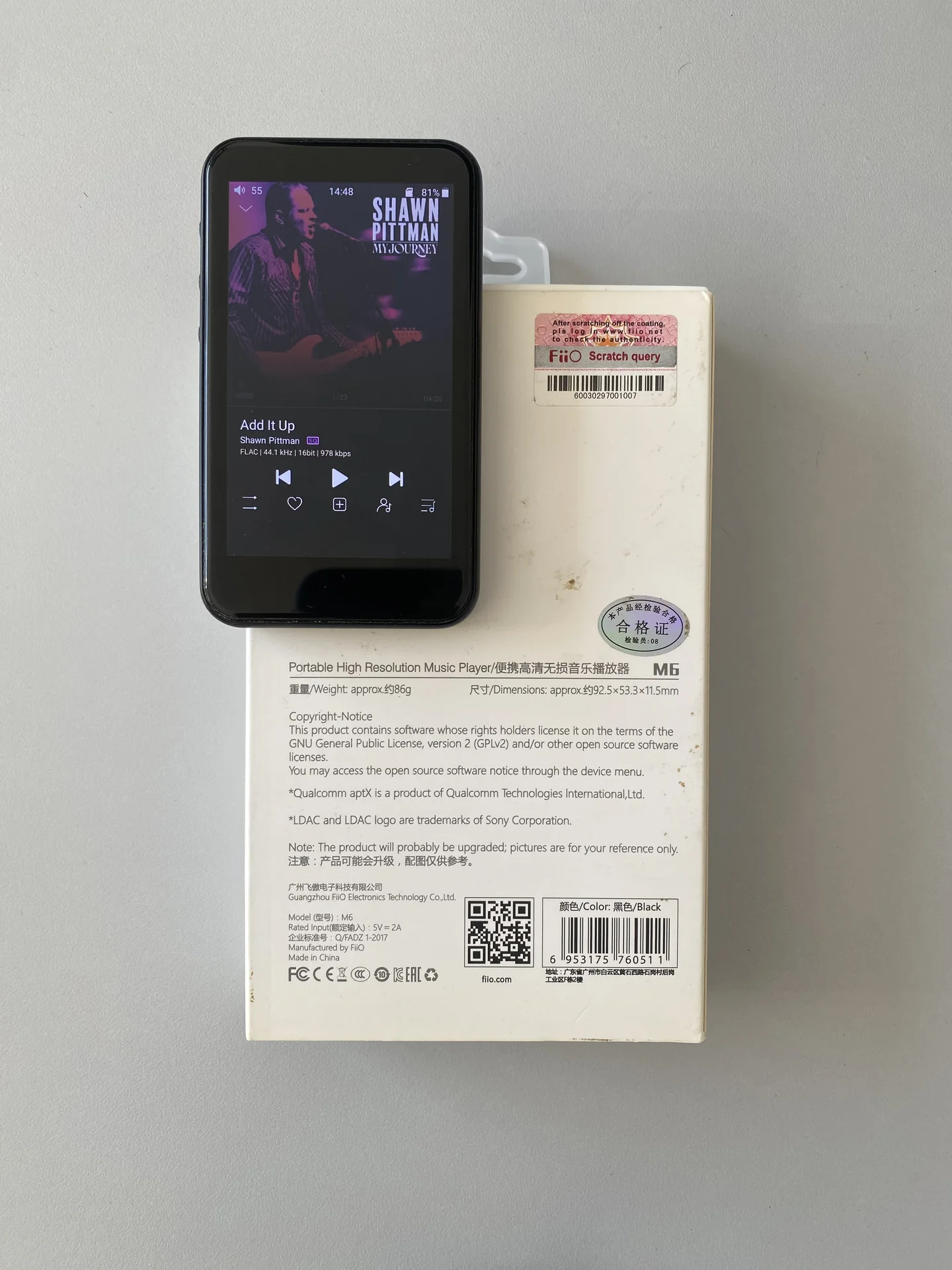 Музыкальный Hi-Res плеер Fiio M6 - миниатюра 2