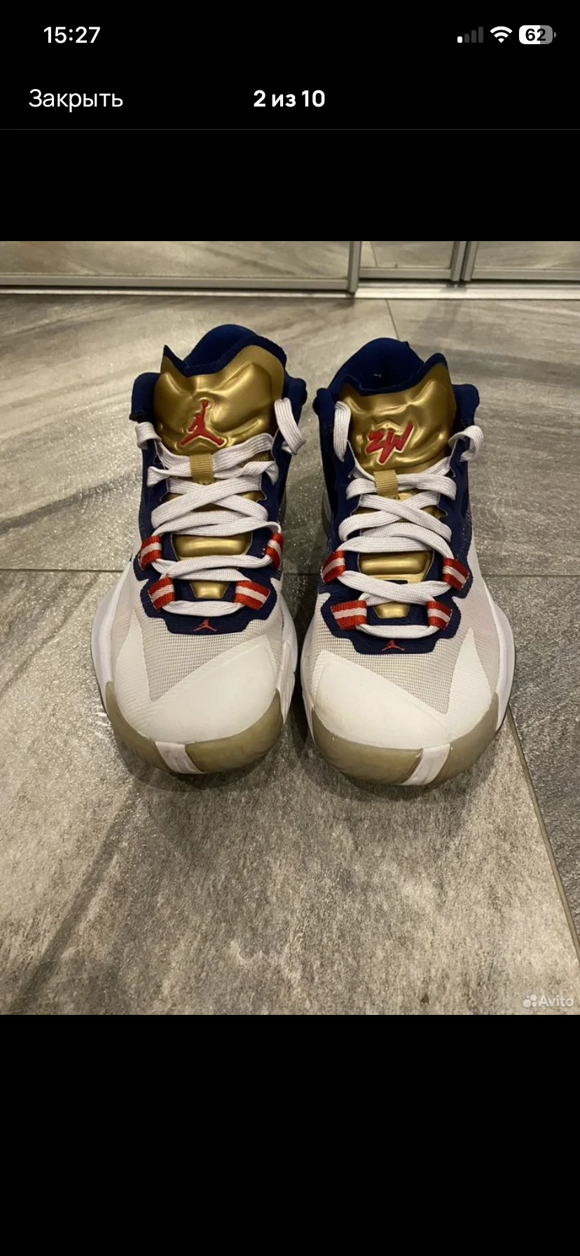 Кроссовки Air Jordan Zion 1 оригинал (36-37) - миниатюра 2
