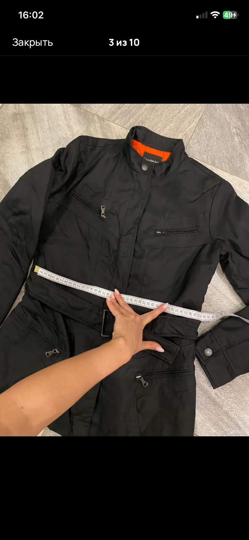 Куртка Calvin Klein Jeans оригинал S приталенная - миниатюра 2