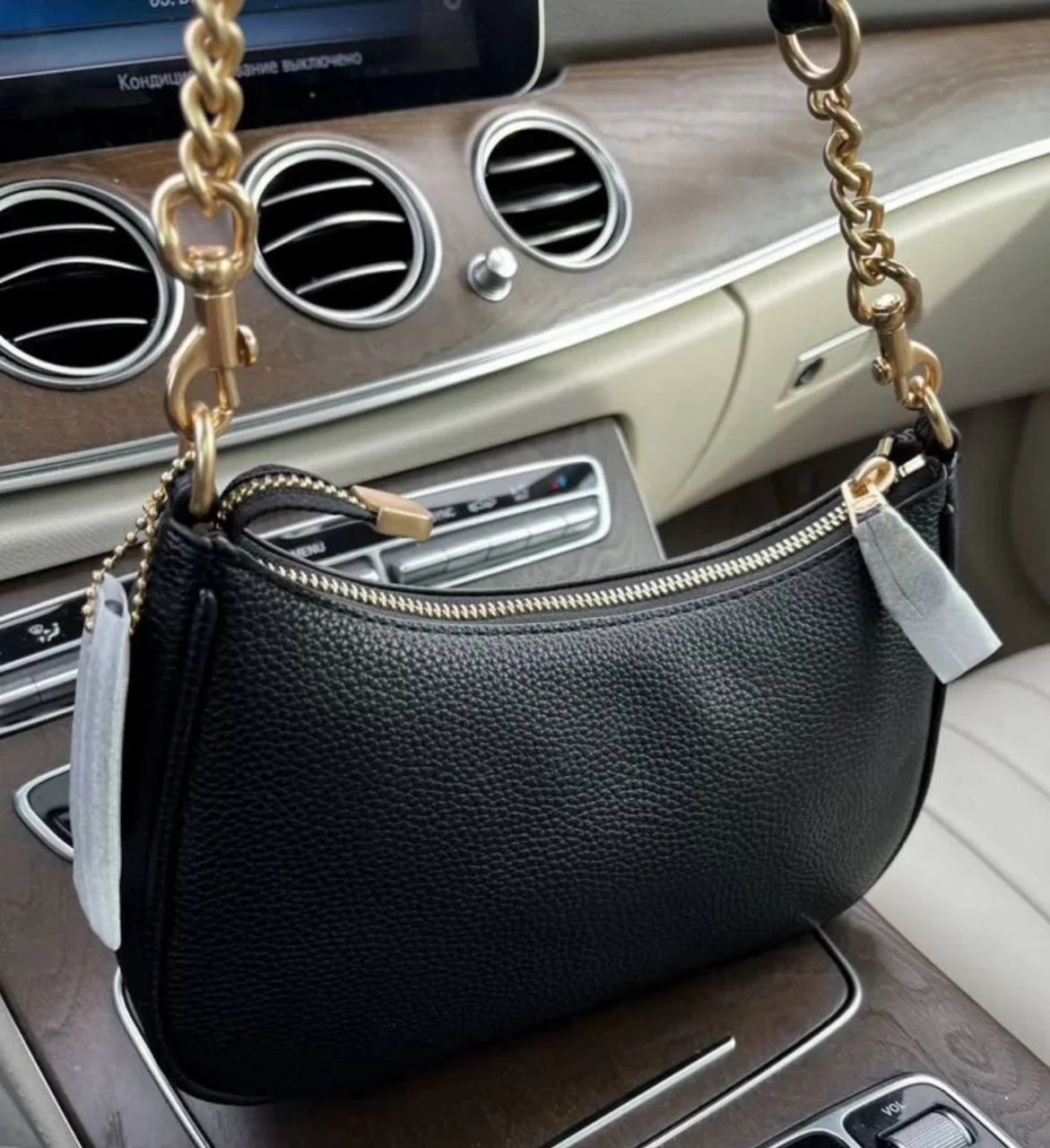 Сумка женская coach мини - миниатюра 2