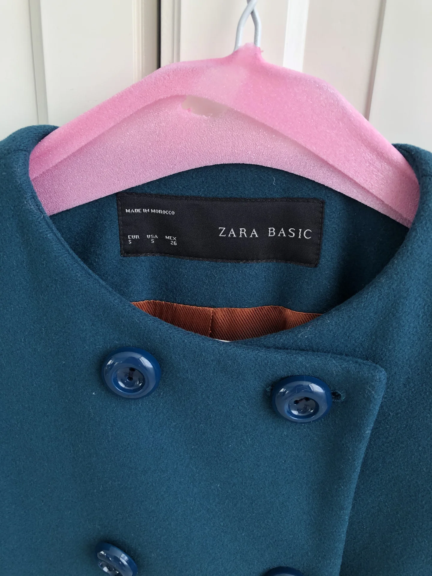 Пальто Zara xs s - миниатюра 3