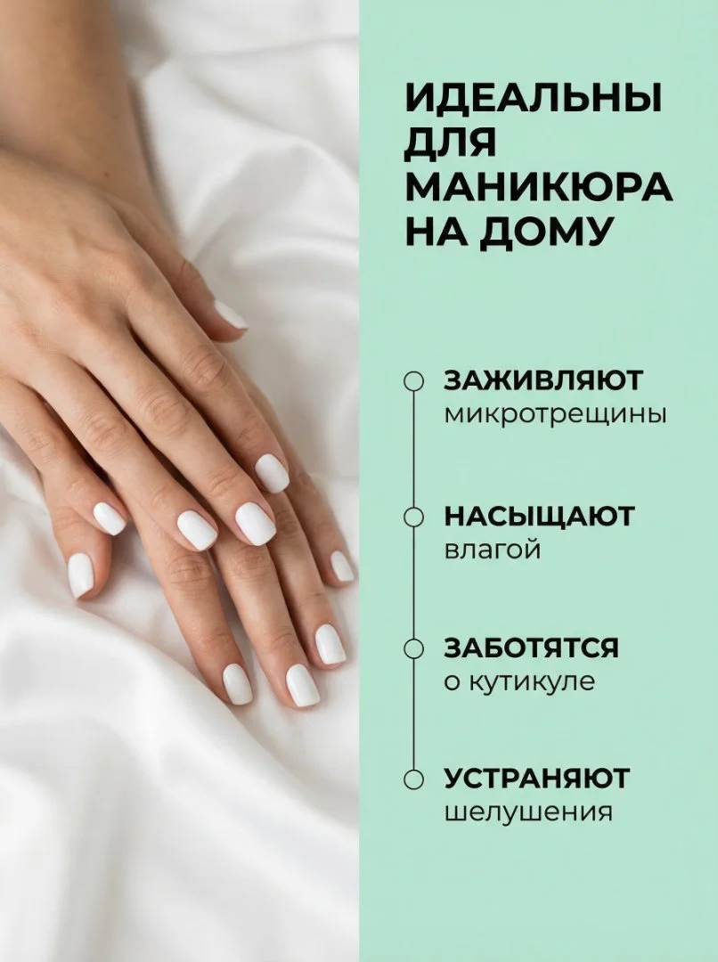 Увлажняющая питательная маска для рук с экстрактом авокадо, перчатки набор одноразовые 3 пары - миниатюра 2