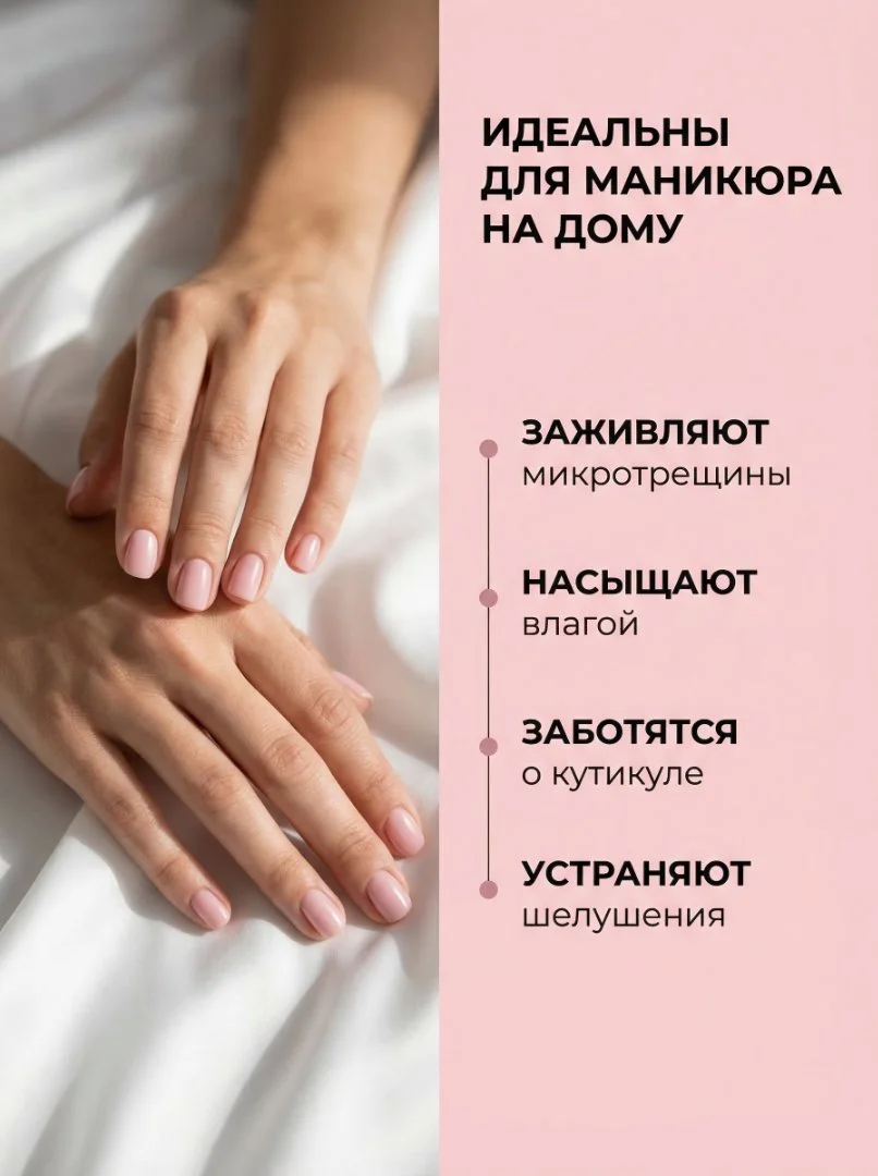 Увлажняющая питательная маска для рук с экстрактом клубники, перчатки набор одноразовые 3 пары - миниатюра 2