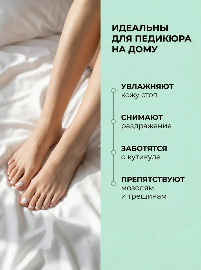 Маска для ног увлажняющие, восстанавливающие носочки для педикюра одноразовые 3 пары - миниатюра 2