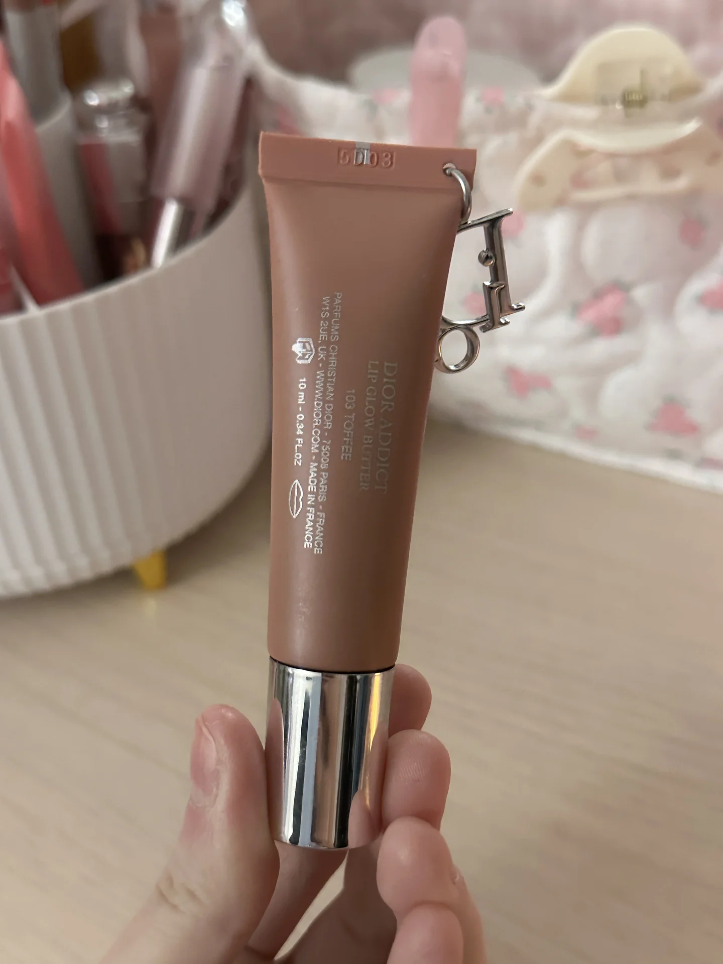 dior lip glow butter оттенок 103 toffee - миниатюра 4