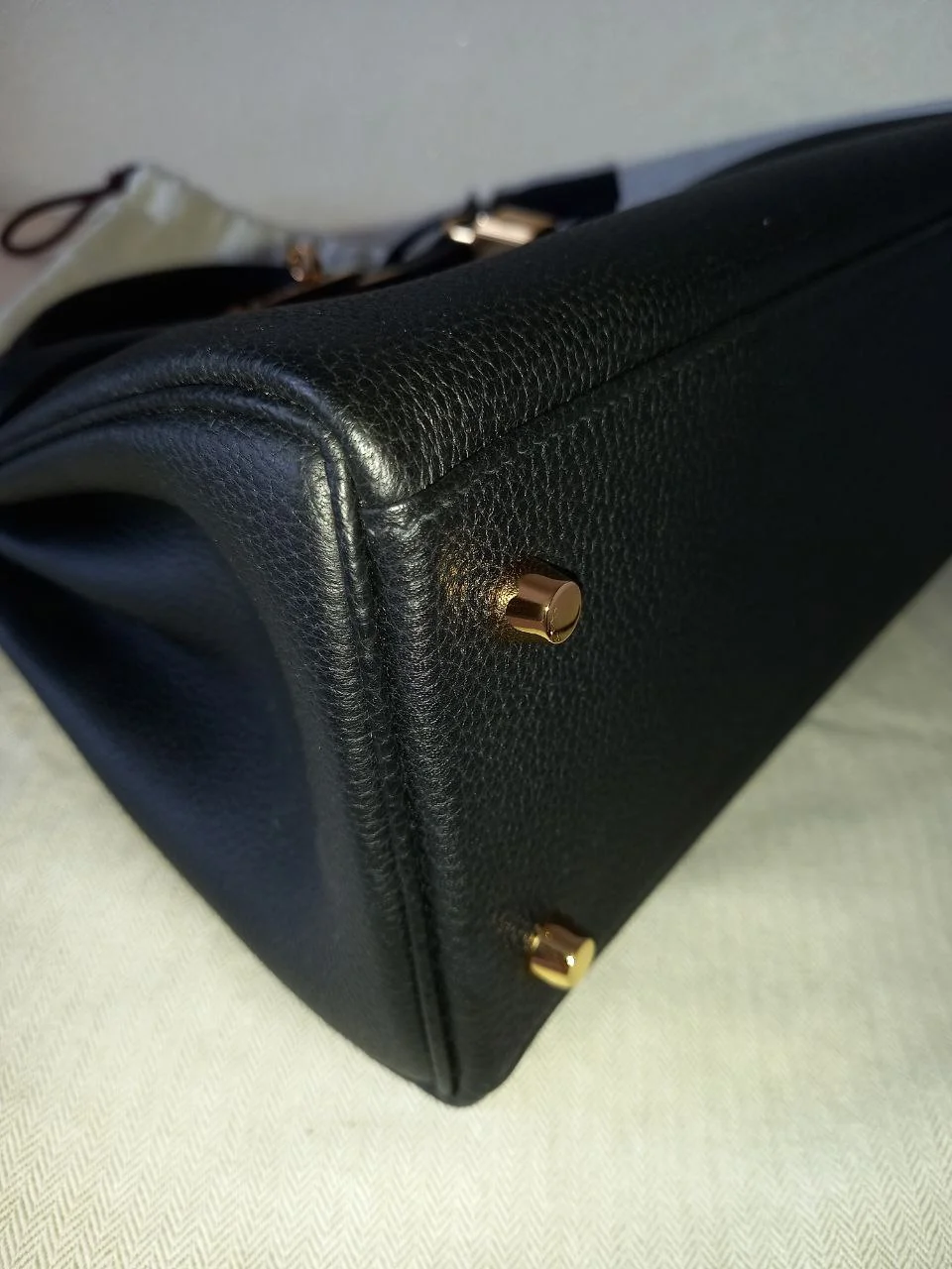 Сумка Hermes Kelly 28 Black Togo - миниатюра 5