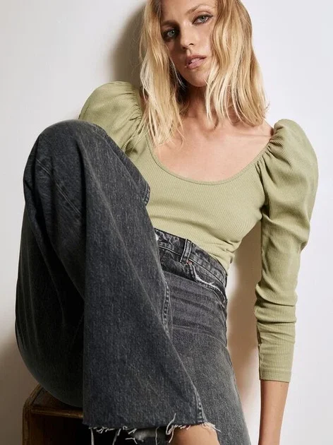 Лонгслив zara - миниатюра 6