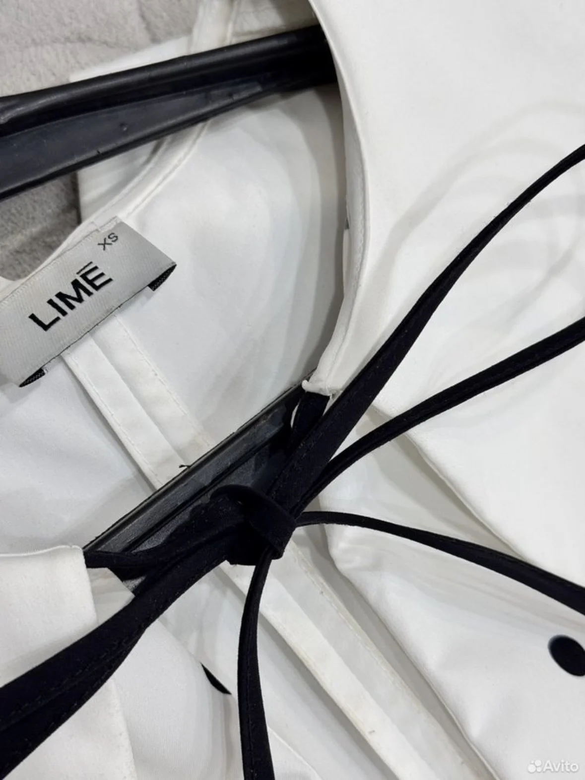 Платье белое в горошек lime - миниатюра 5