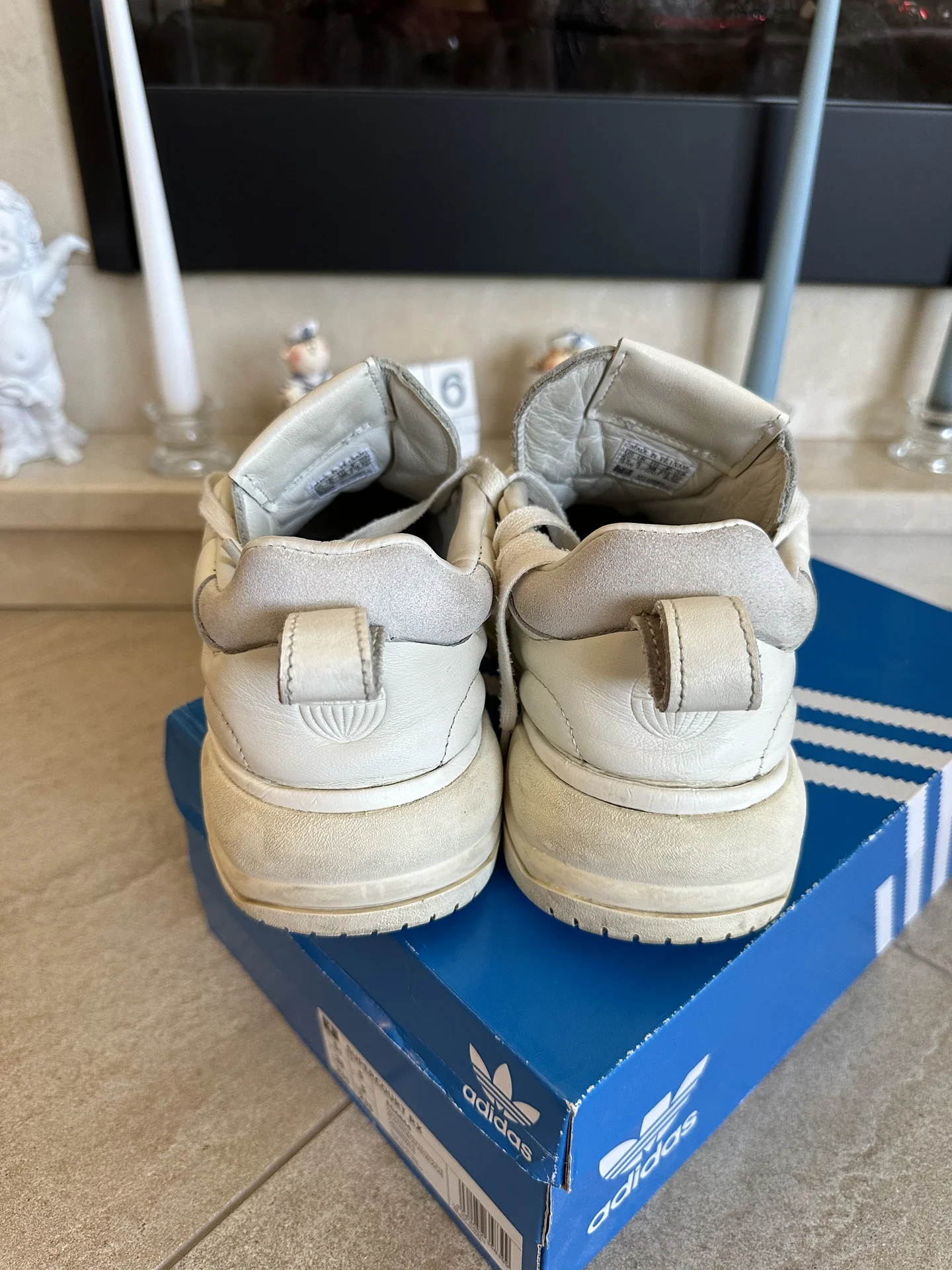 Кроссовки adidas кожаные supercort - миниатюра 3