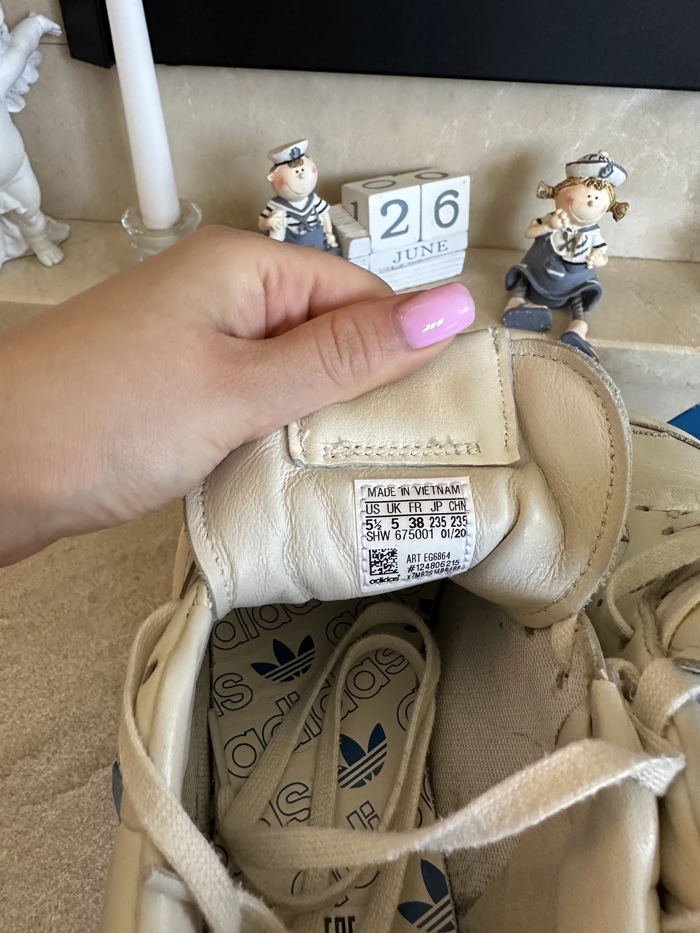 Кроссовки adidas кожаные supercort - миниатюра 4