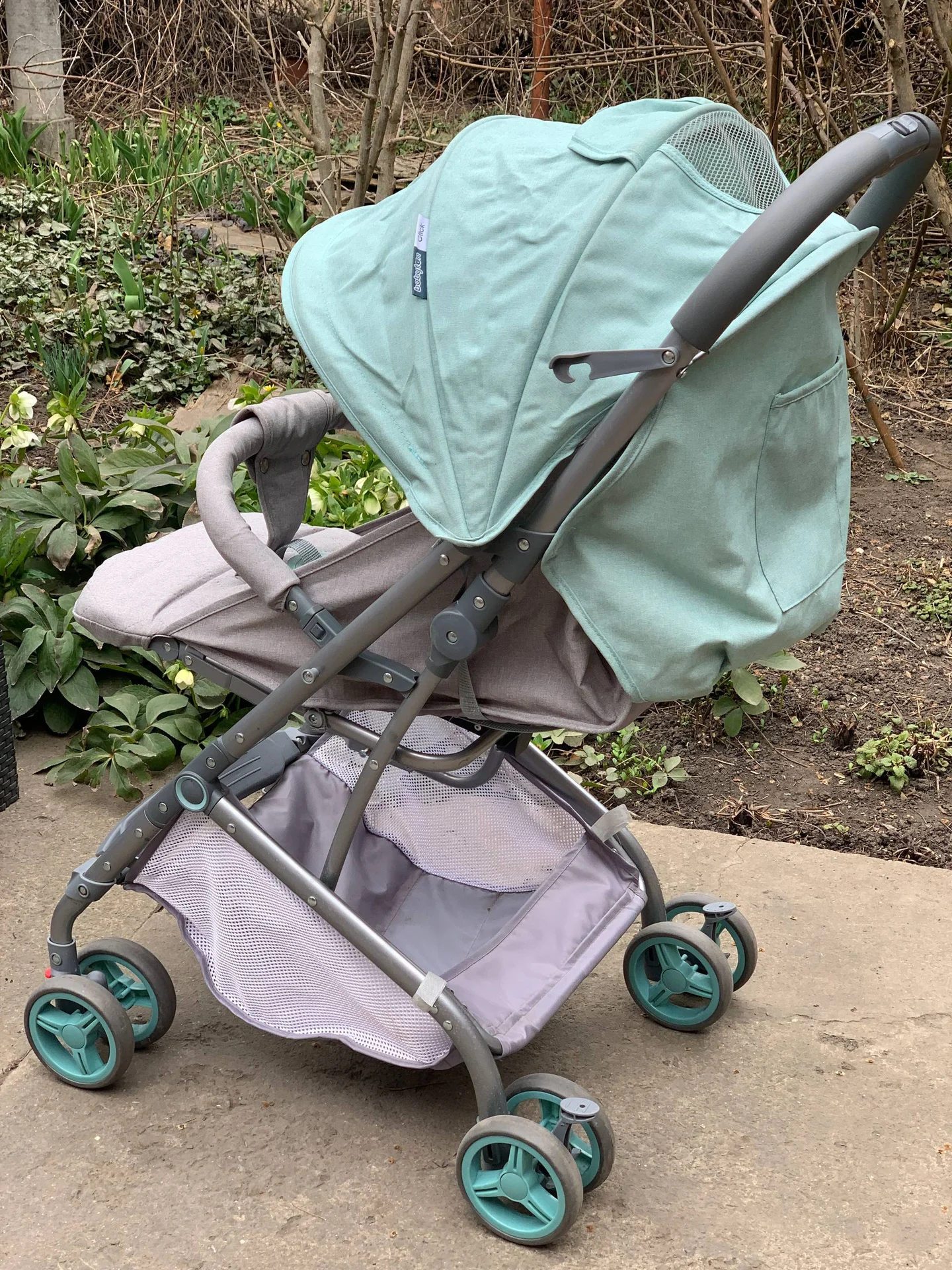Компактная коляска прогулочная babyton click - миниатюра 2