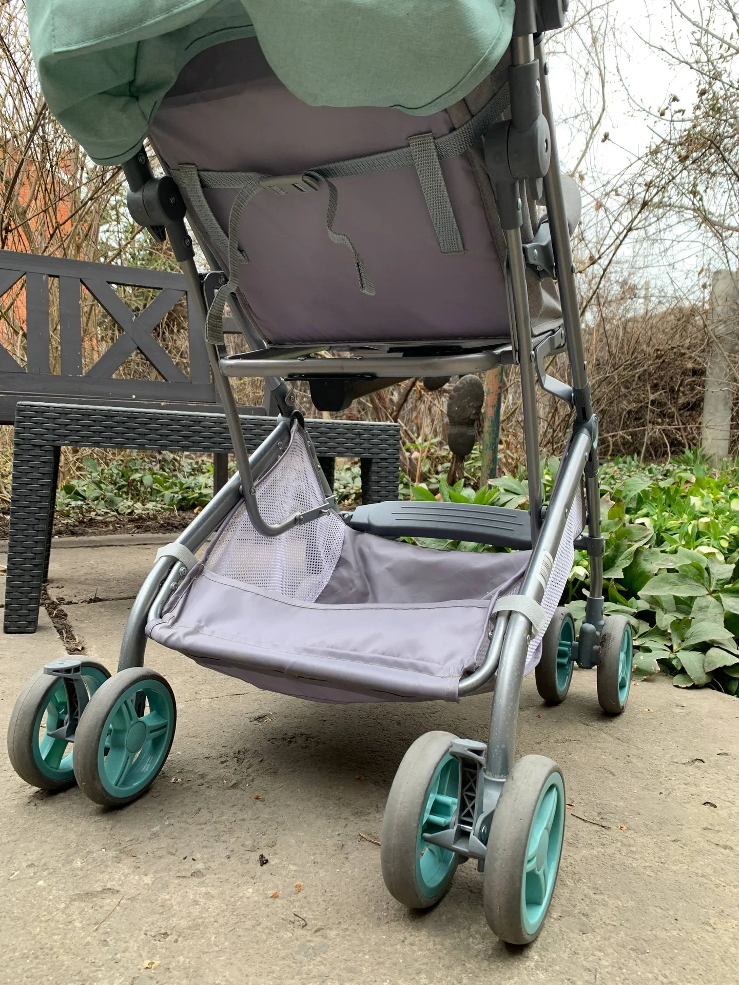 Компактная коляска прогулочная babyton click - миниатюра 8