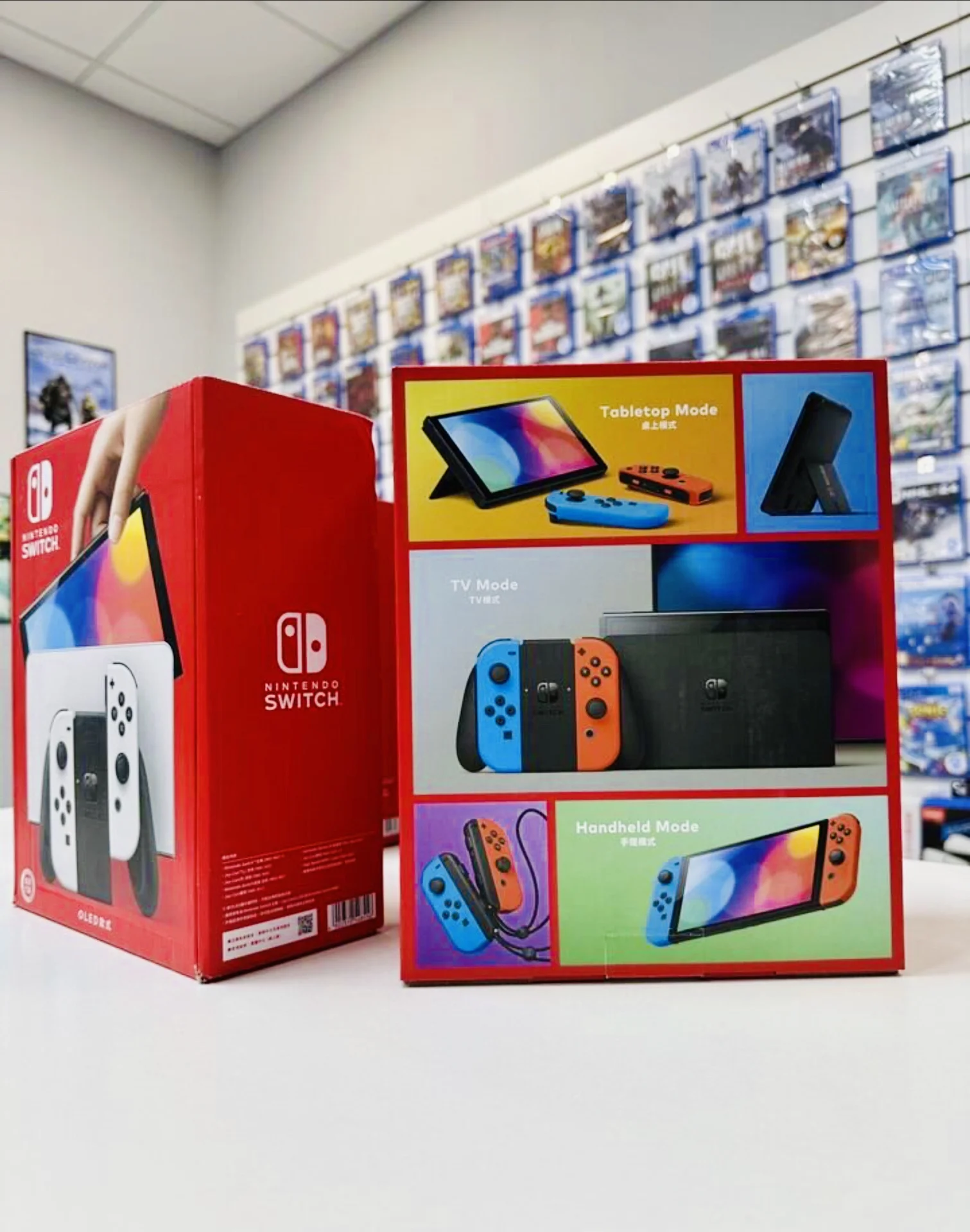 Новый Nintendo switch Oled прошит+ игры - миниатюра 3