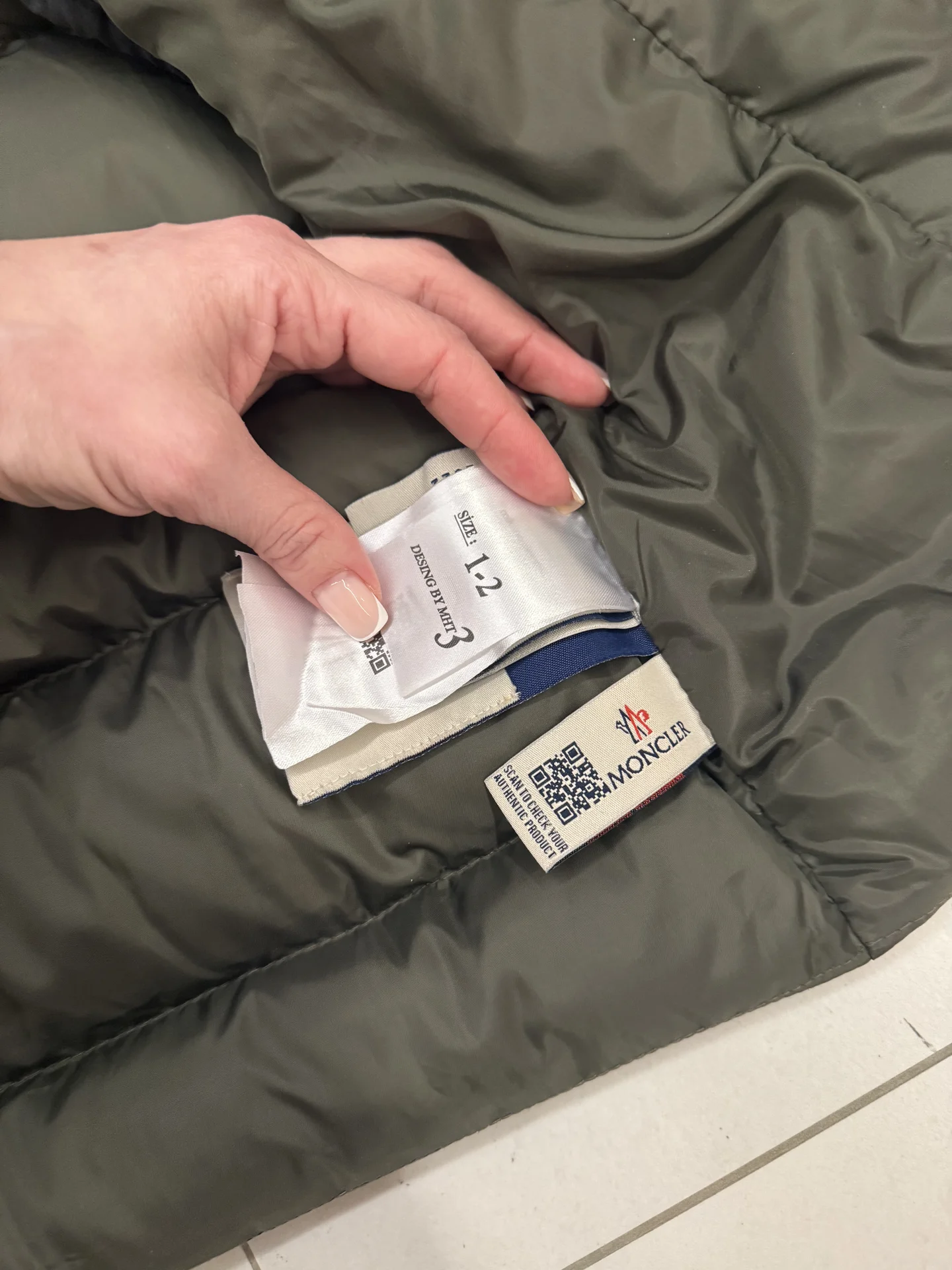 Куртка демисезонная 86 92 moncler - миниатюра 6
