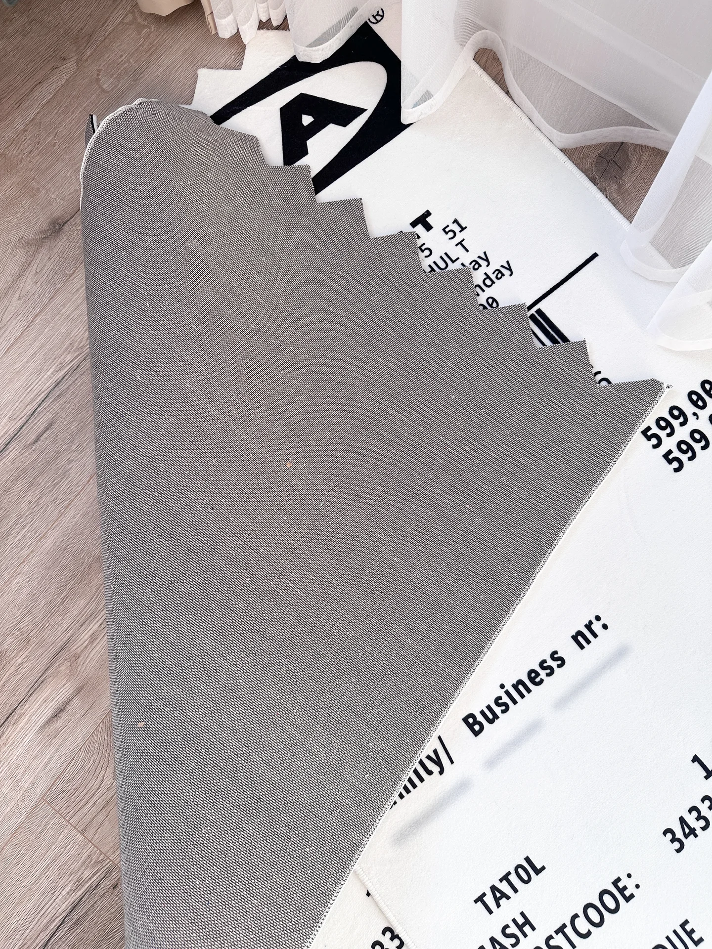 Ковер IKEA x Off White чек Markerad Receipt - миниатюра 5