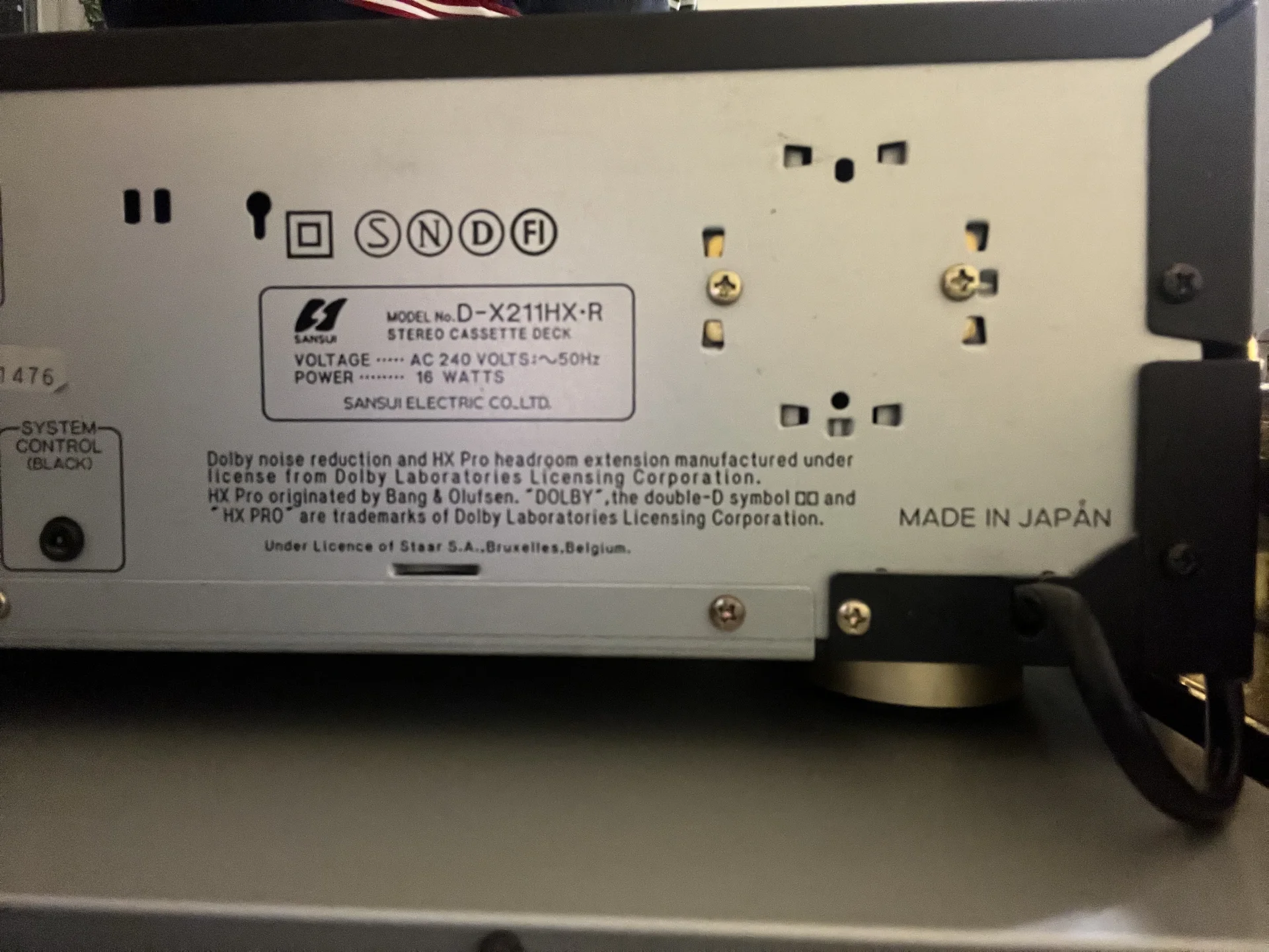 Sansui D-X211H-R - миниатюра 6