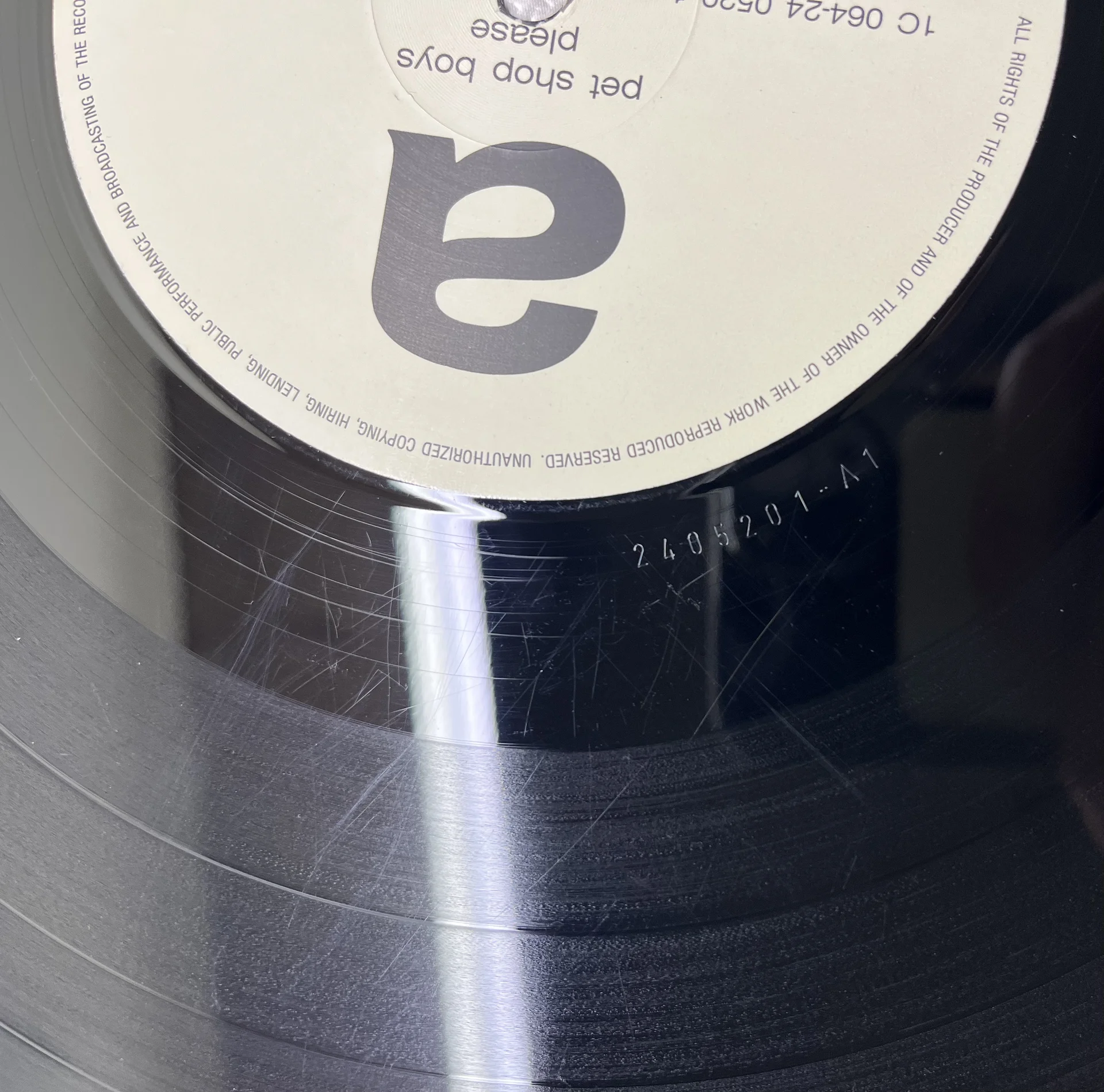 Pet Shop Boys Please 1986 lp - миниатюра 6