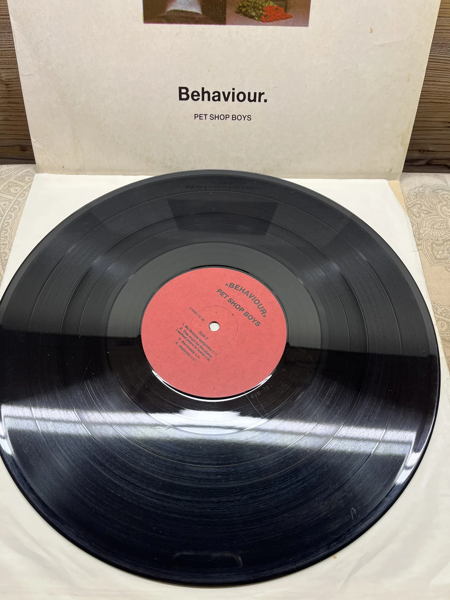 Pet shop boys Behaviour LP (BRS) - миниатюра 4