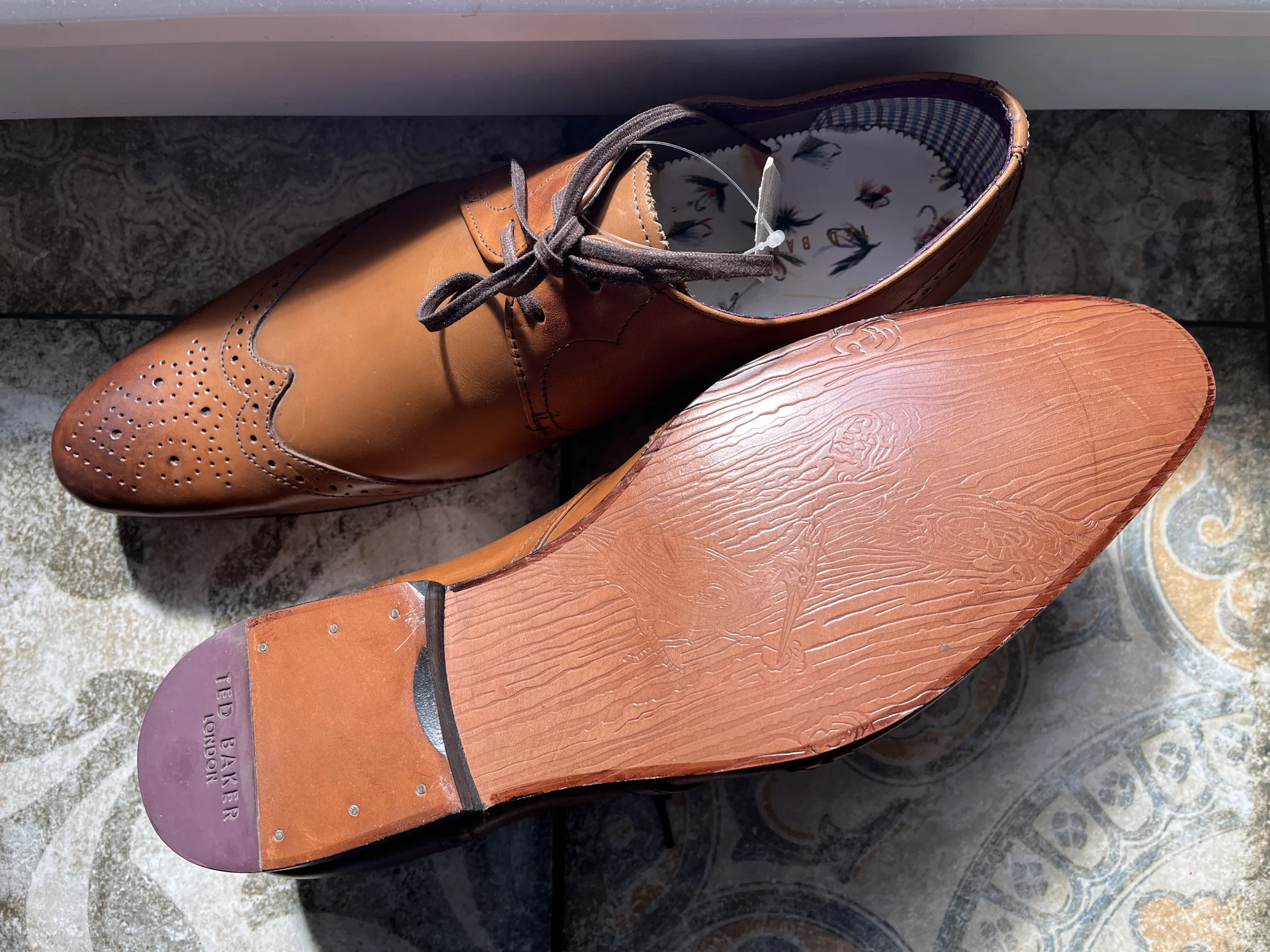 Туфли мужские Ted Baker 44 размер новые кожа - миниатюра 3