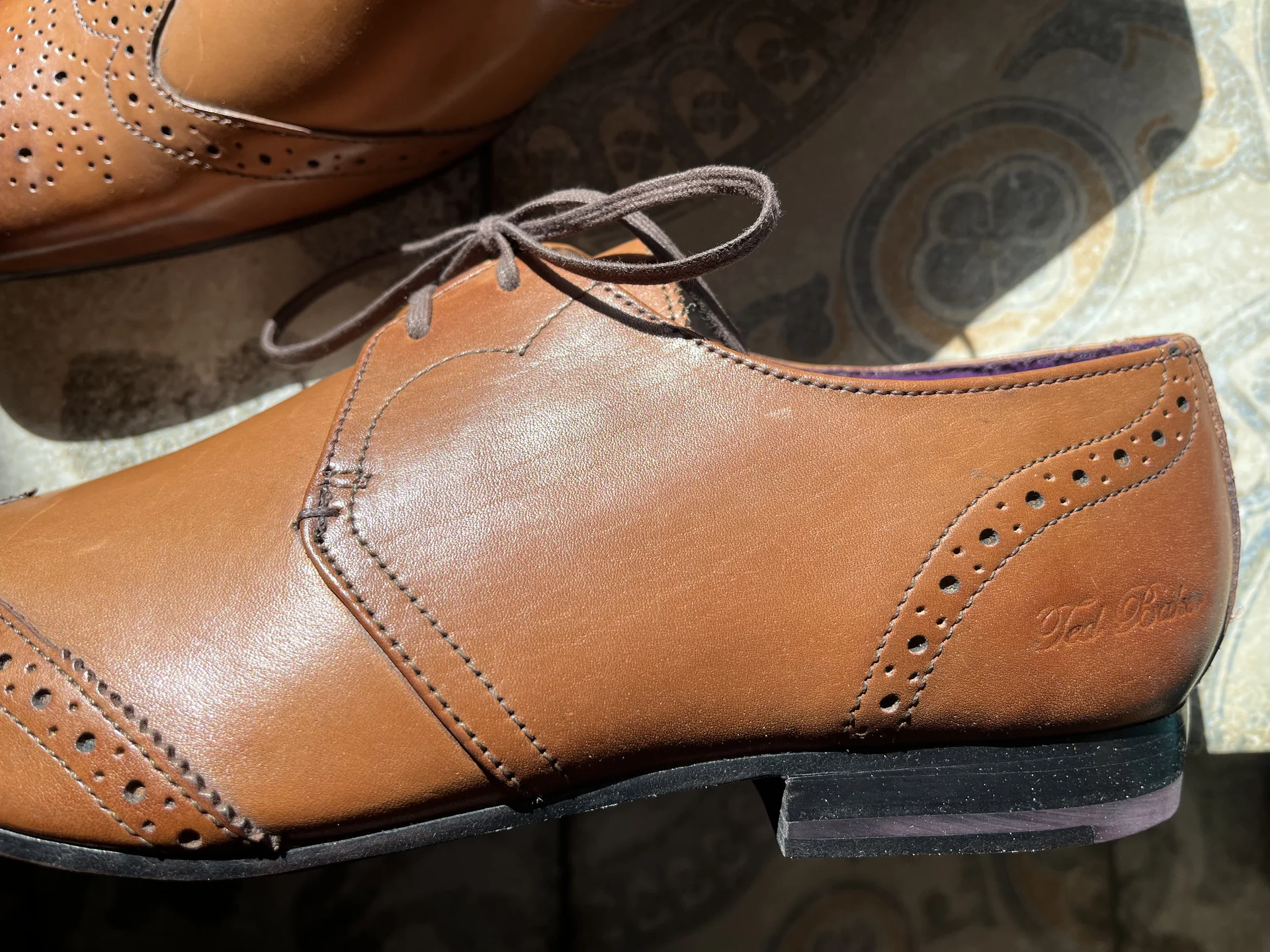 Туфли мужские Ted Baker 44 размер новые кожа - миниатюра 4