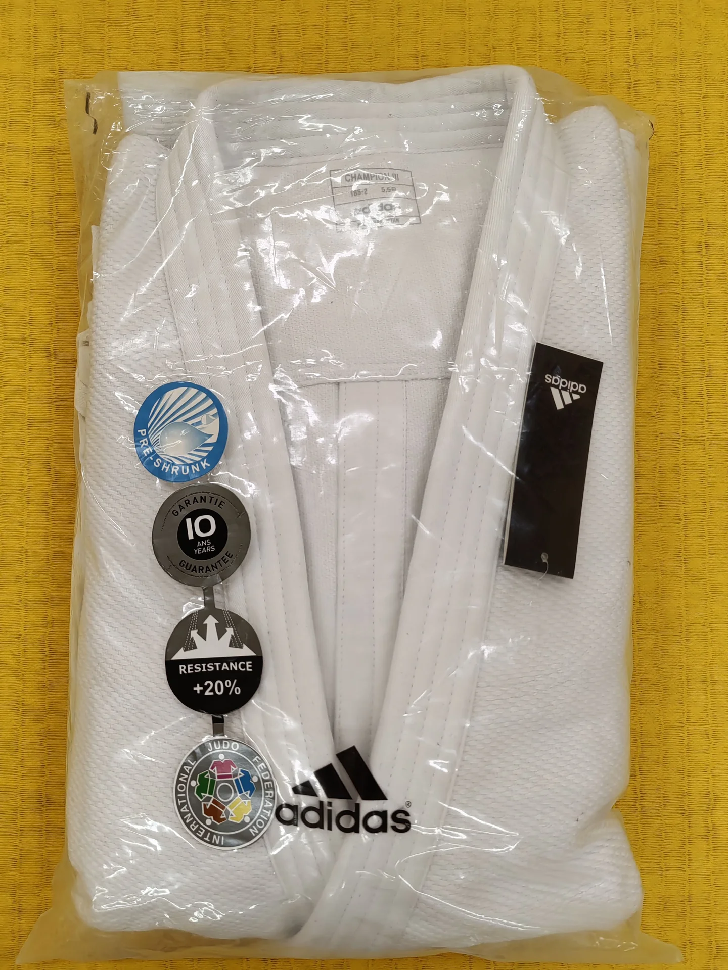 Кимоно для дзюдо Adidas Champion 3 IJF RED - миниатюра 6