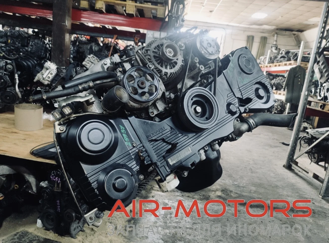 Двигатель Subaru legacy ej204 2л в сборе Япония - миниатюра 7