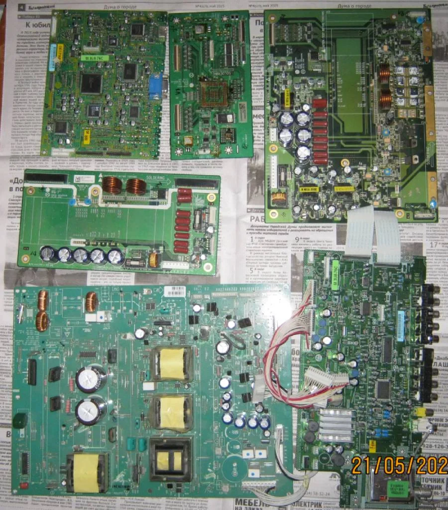 6 плат с плазмы Toshiba 42WP66R - изображение 1