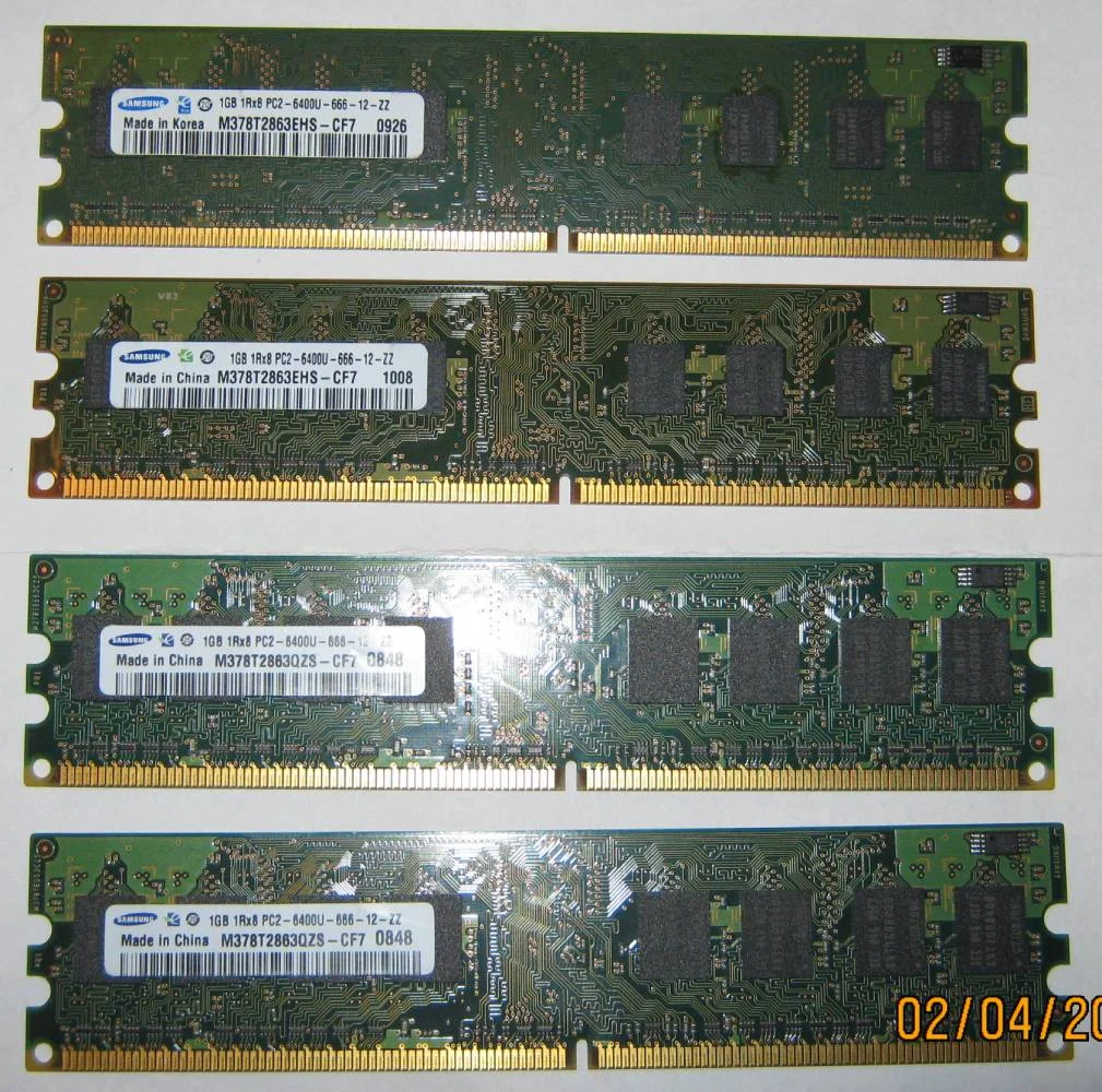 Планки памяти Samsung DDR2 1GB - изображение 1