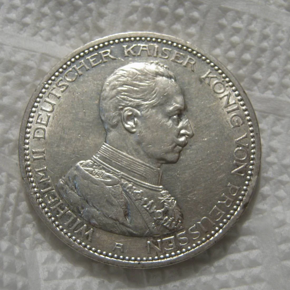 Германия Пруссия 5 марок 1913/14гг Вильгельм II - изображение 1