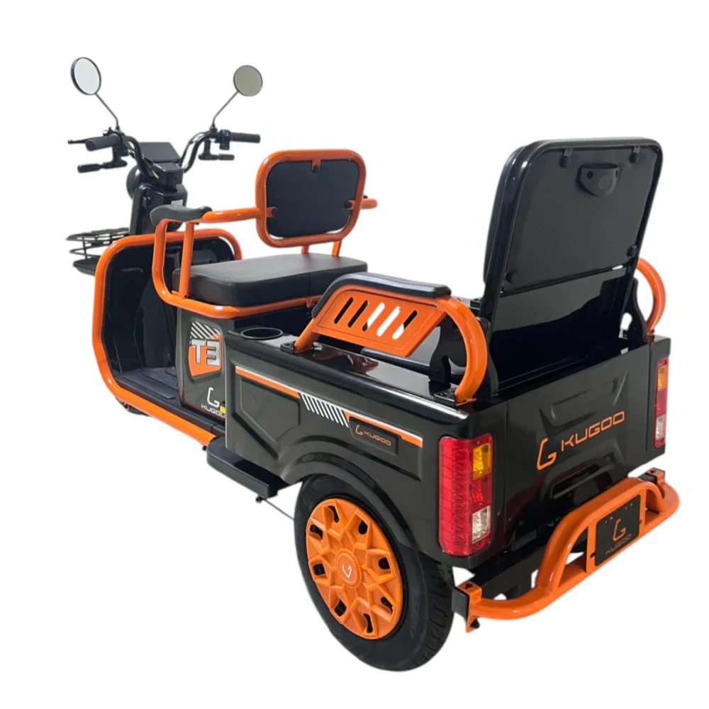 Электротрицикл Kugoo T3 60V 20.8Ah 500W - миниатюра 2