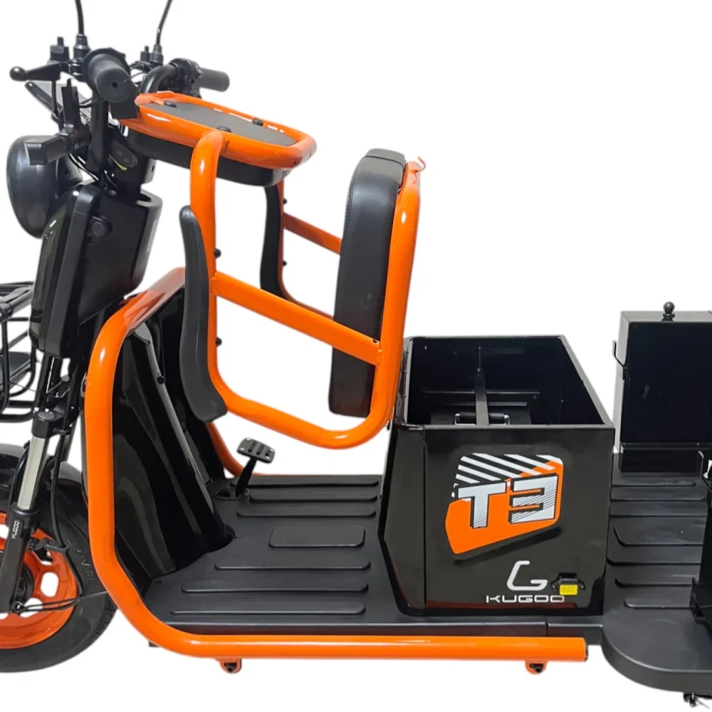 Электротрицикл Kugoo T3 60V 20.8Ah 500W - миниатюра 13