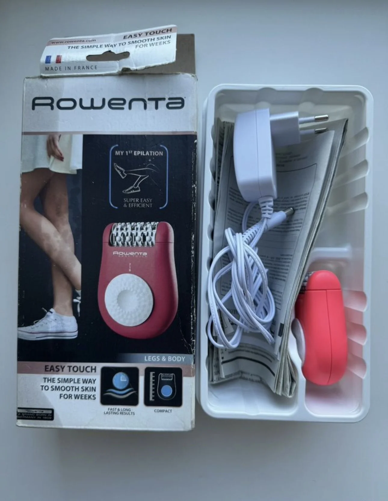 Эпилятор Rowenta Easy Touch(made in France)б/у - миниатюра 8