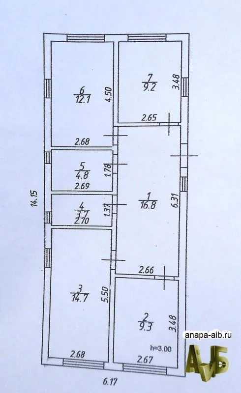 Дом в новый в Юровке Анапский район - миниатюра 7