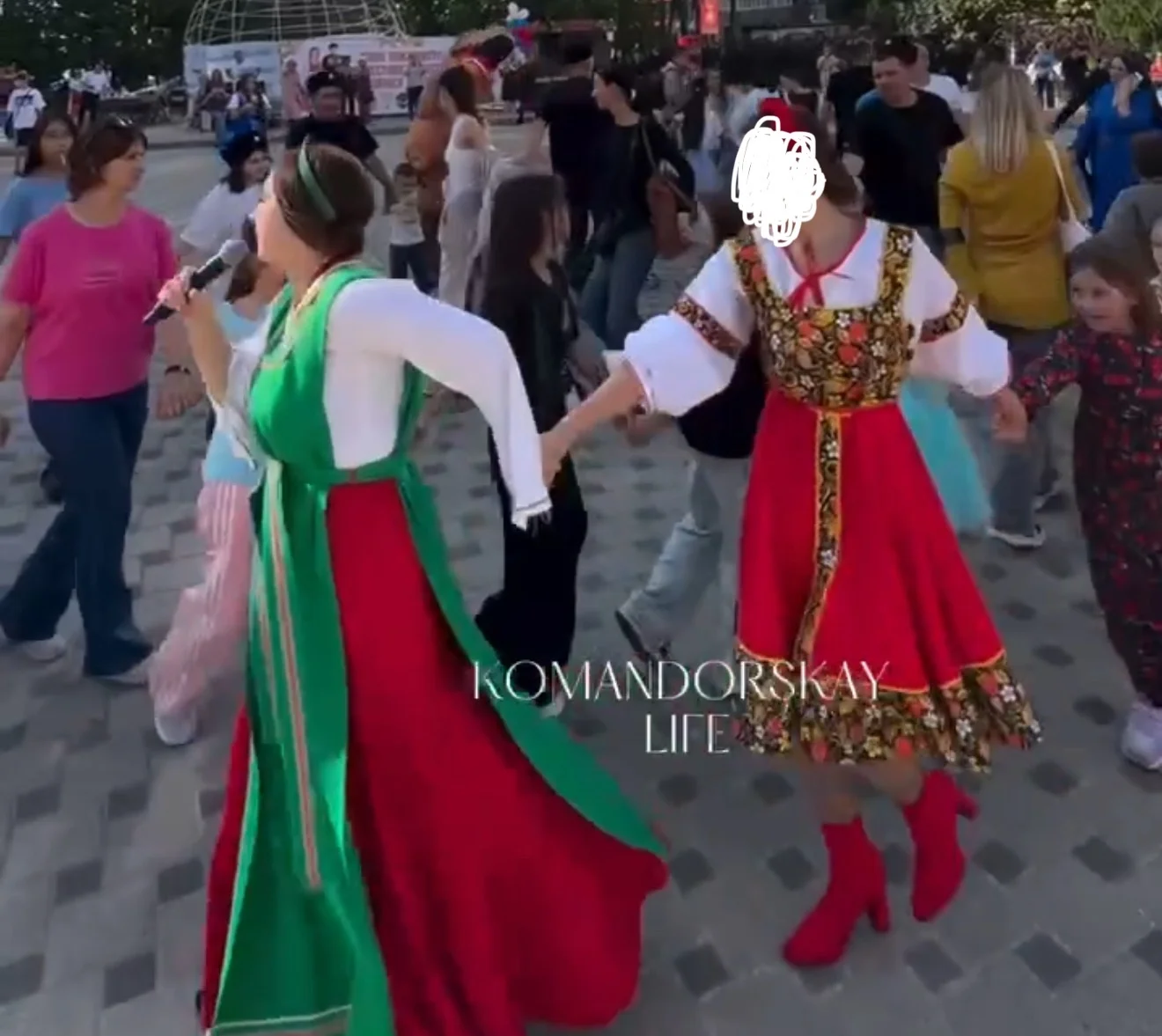 Русско народный костюм Сарафан платье рубашка - миниатюра 4