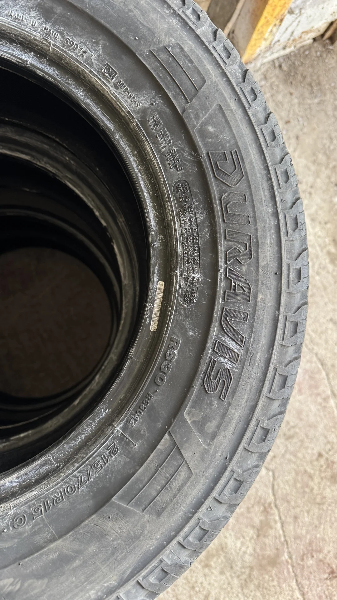 Bridgestone Duravis 215/70 r15c - миниатюра 5