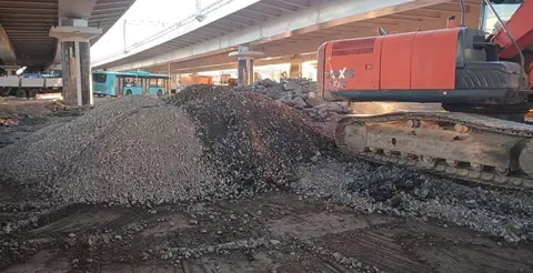 Вторичный щебень, песок, ЩПС с доставкой