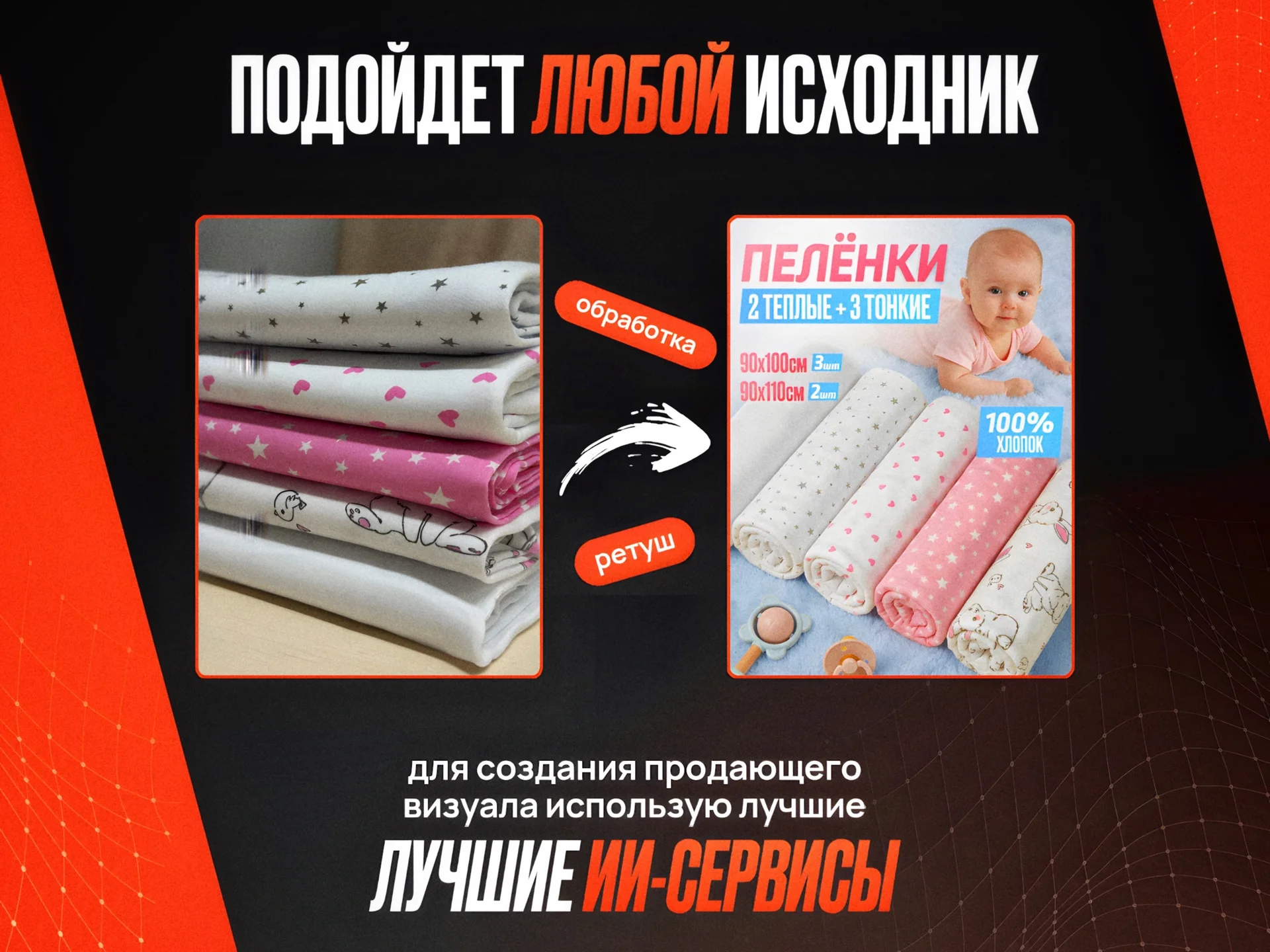 Инфографика для маркетплейсов Wildberries, Ozon - миниатюра 6