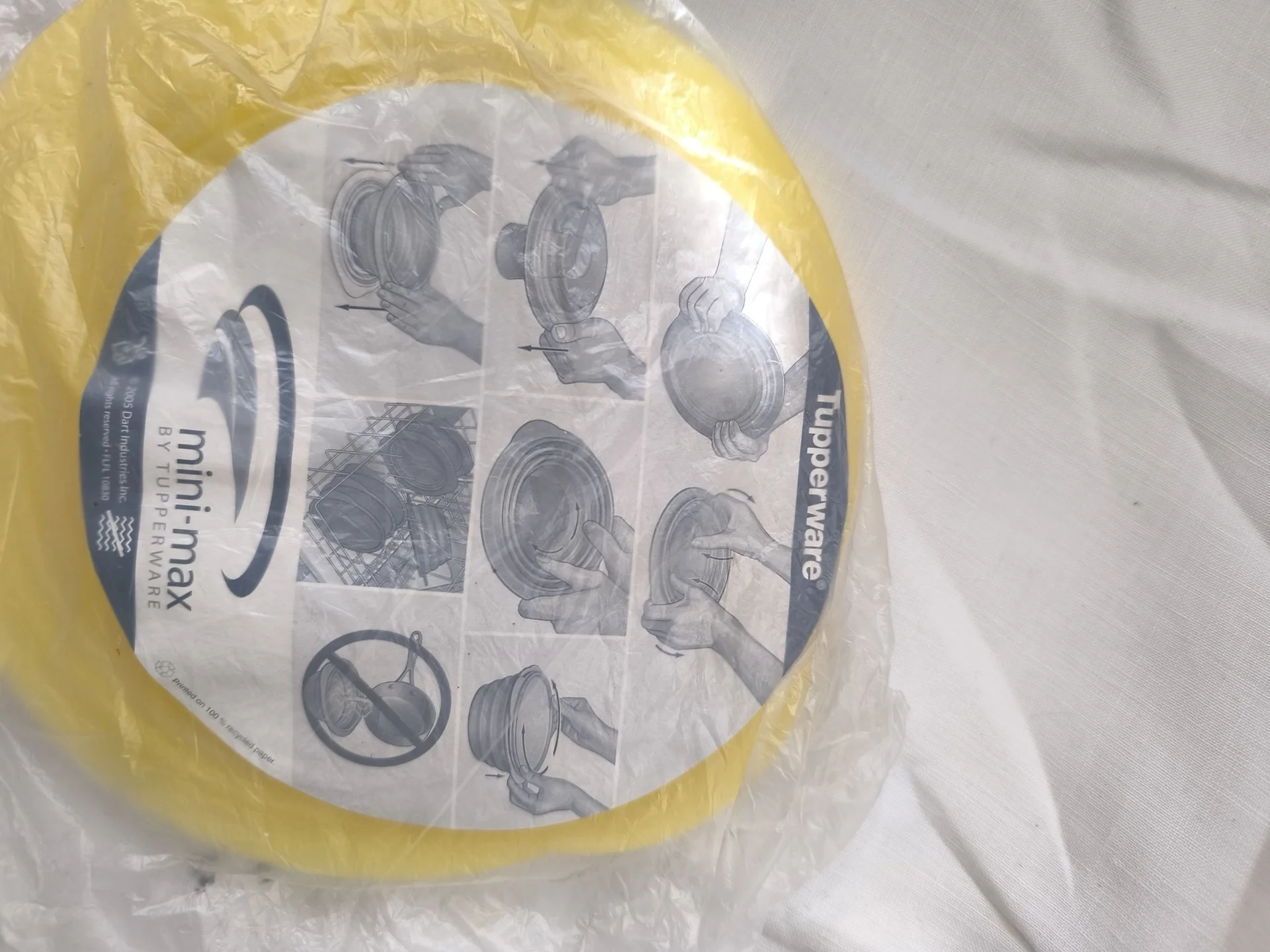 Складная тарелка Tupperware 700мл, новая - миниатюра 5
