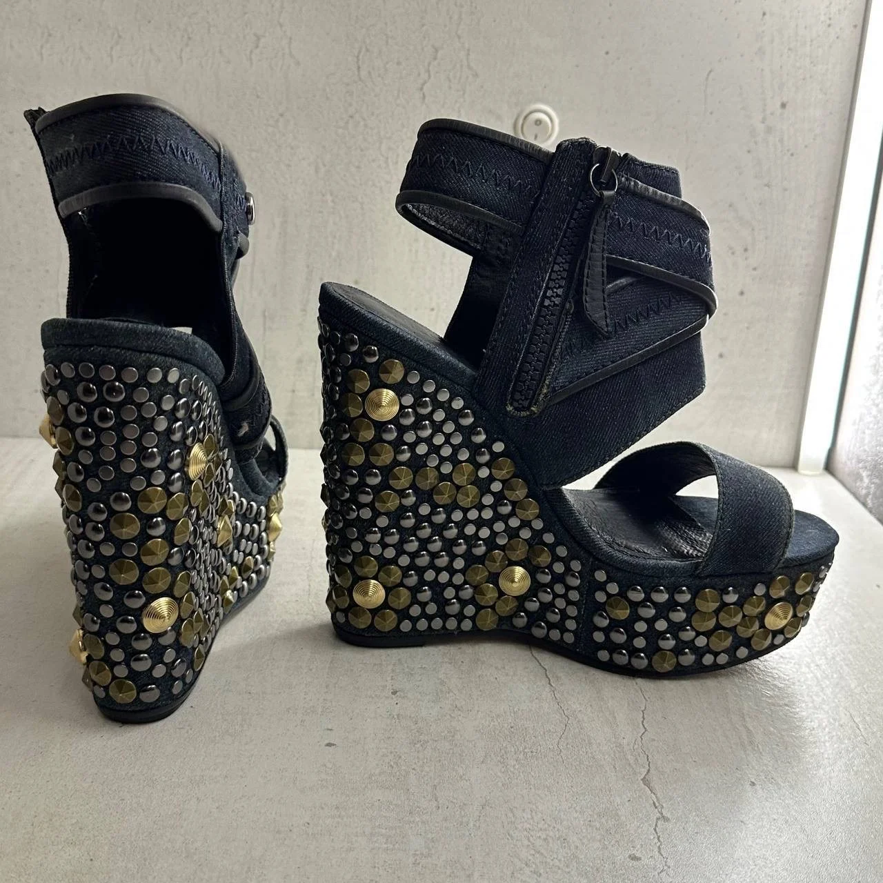 Винтажные босоножки diesel - миниатюра 3