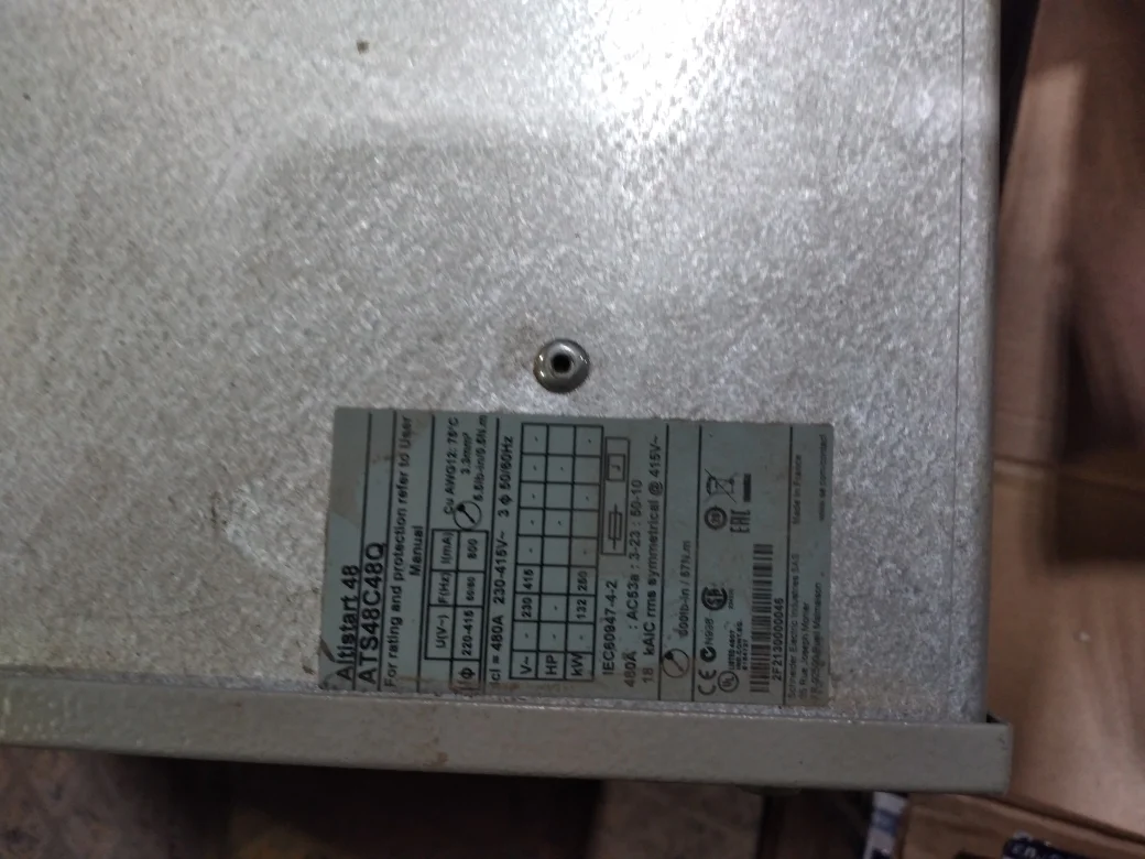 Устройство плавного пуска Schneider Electric ATS48 480A 400В ATS48C48Q - миниатюра 2