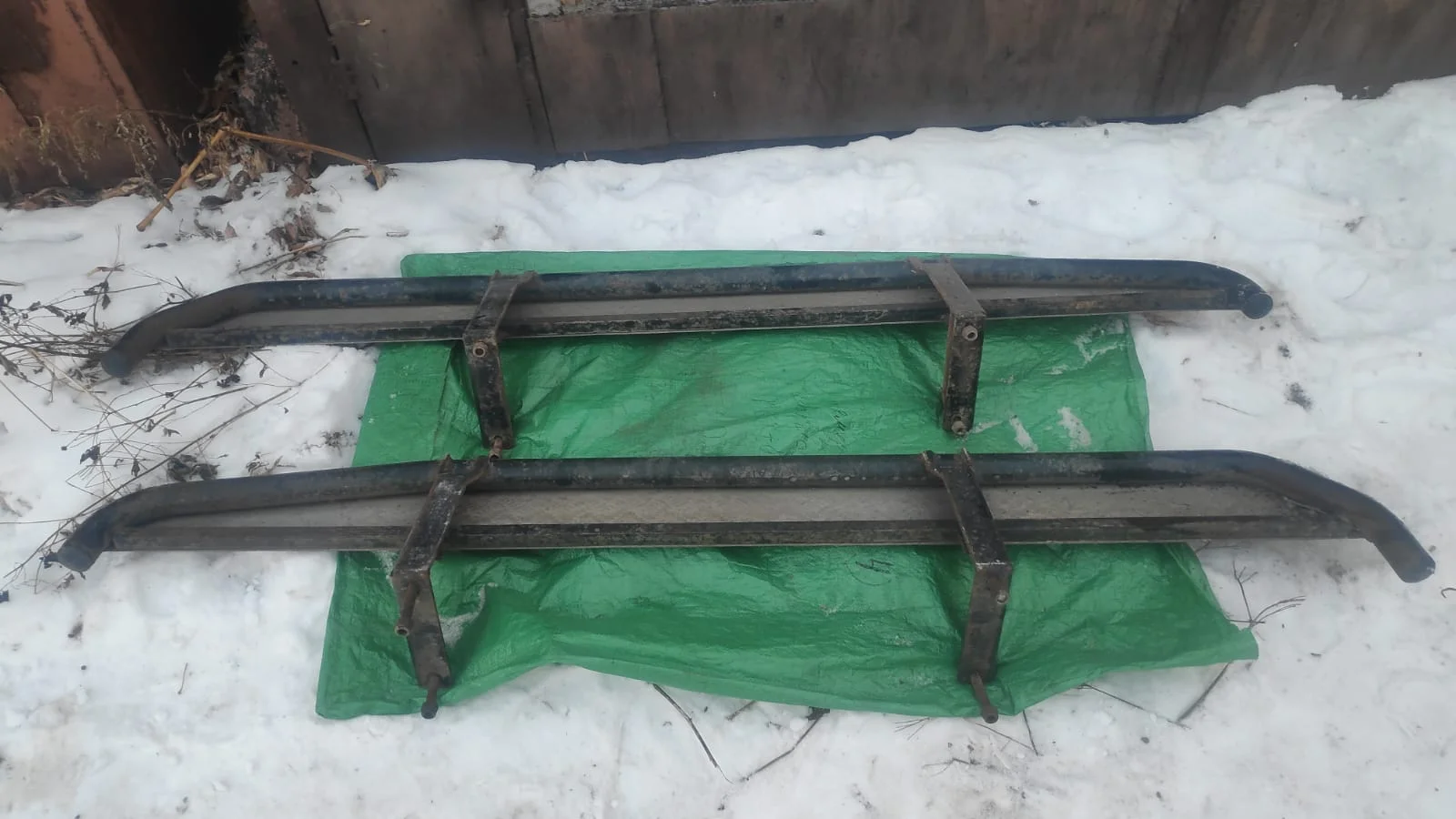 Пороги силовые Nissan Navara D40 2004-2015 - миниатюра 2