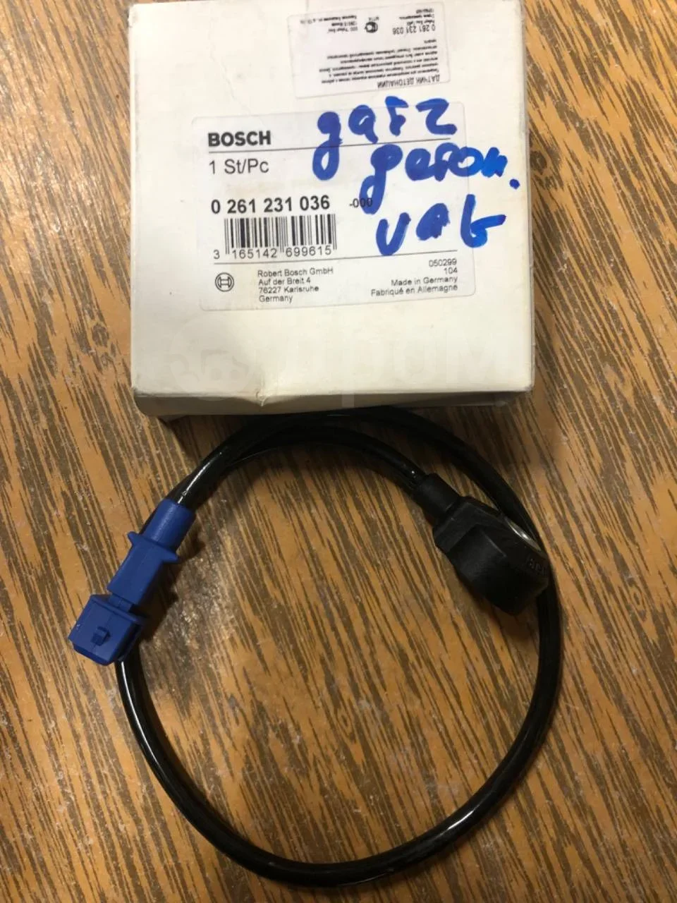 Датчик детонации Bosch 0261231036 - изображение 1