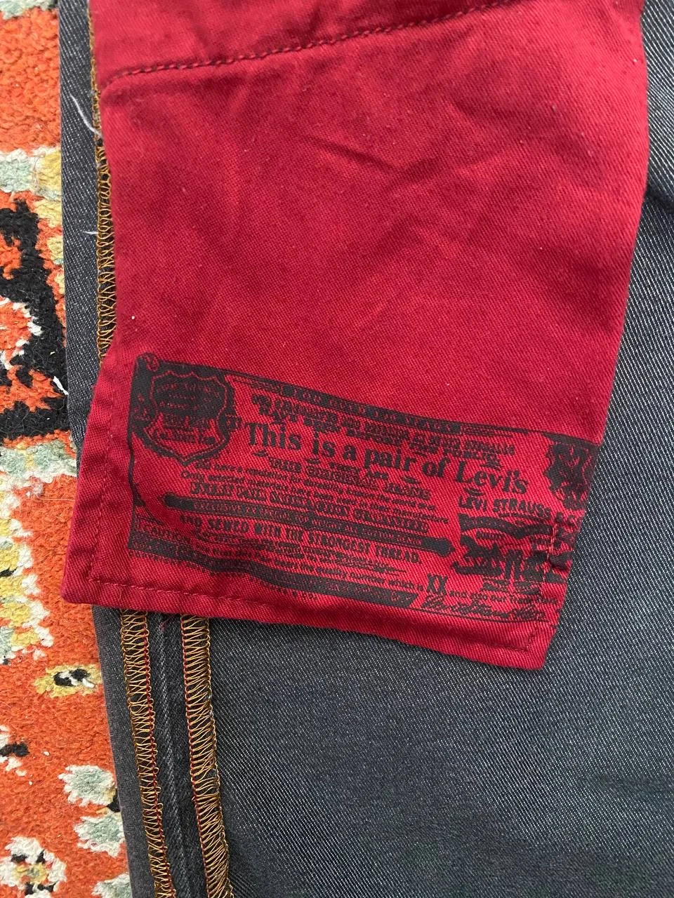 Редкие Levi’s 501 Skateboarding Corduroy Dark gray - миниатюра 9