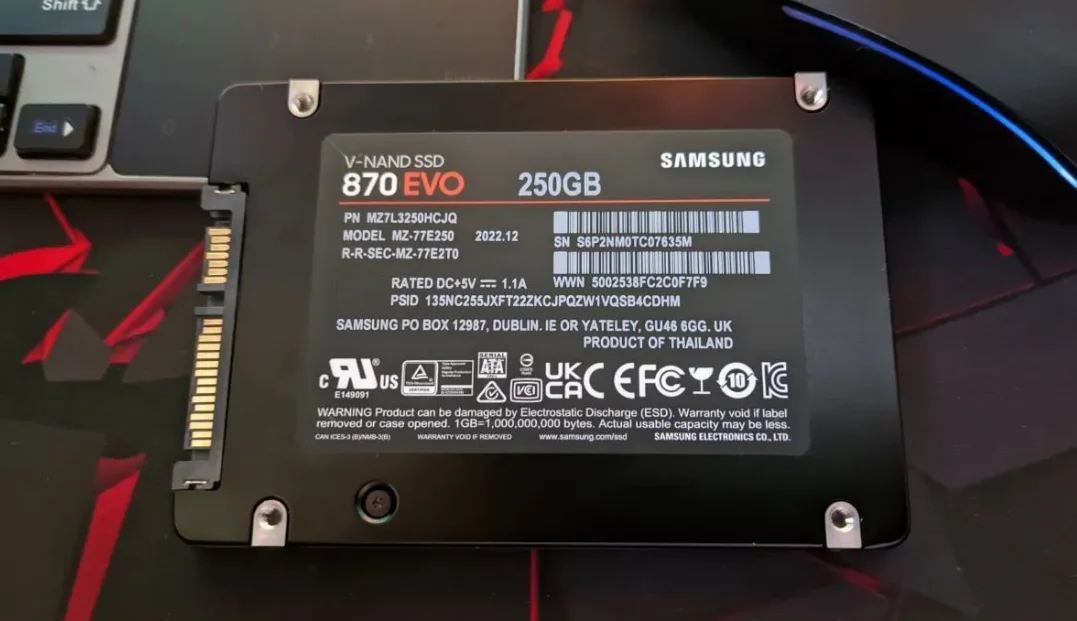 SSD samsung EVO 870 - миниатюра 2