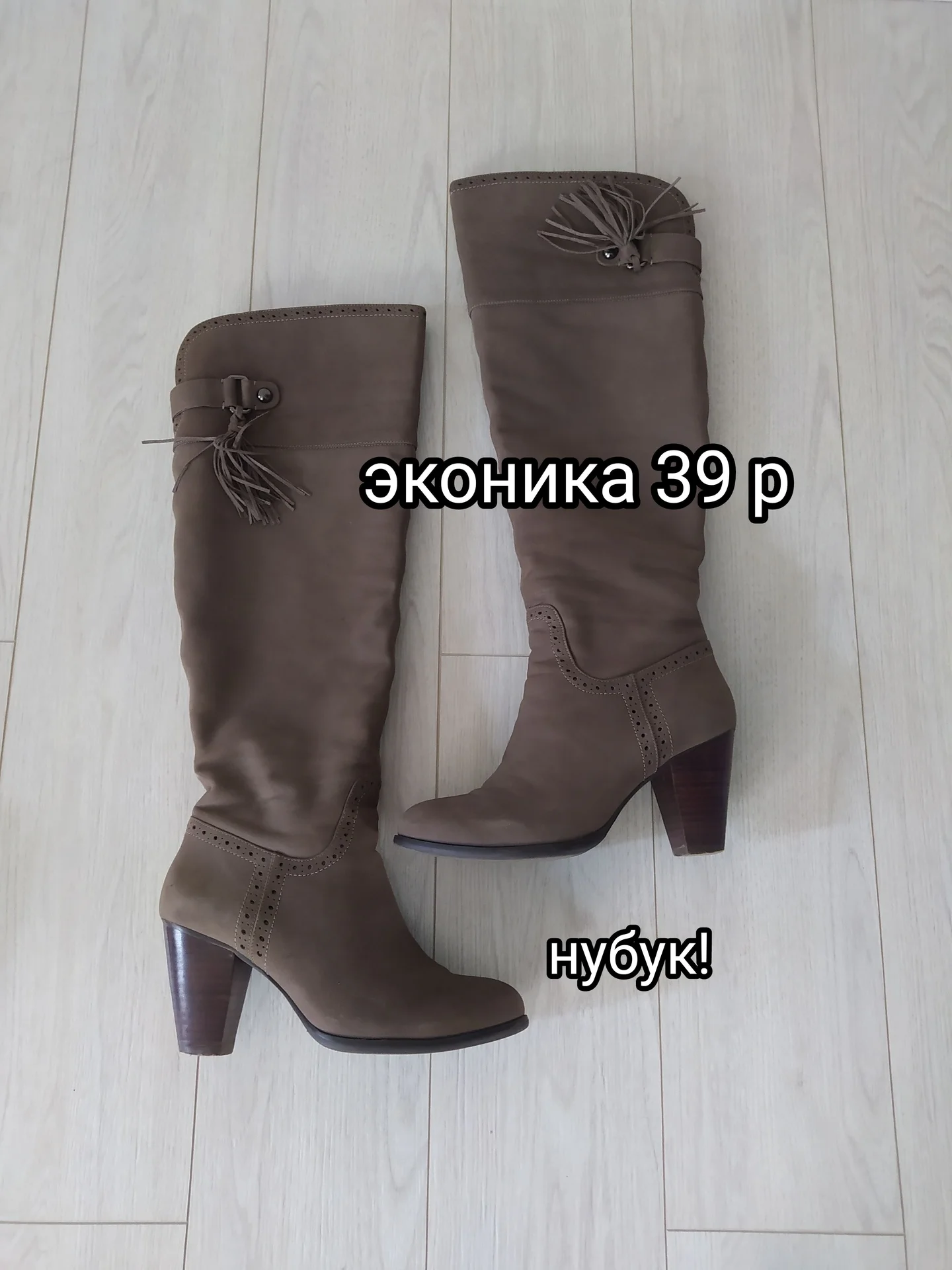 Сапоги Эконика 39р - изображение 1