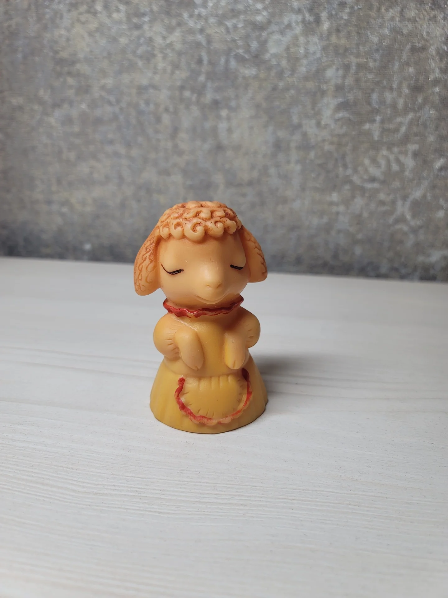 Резиновая игрушка СССР овечка - изображение 1